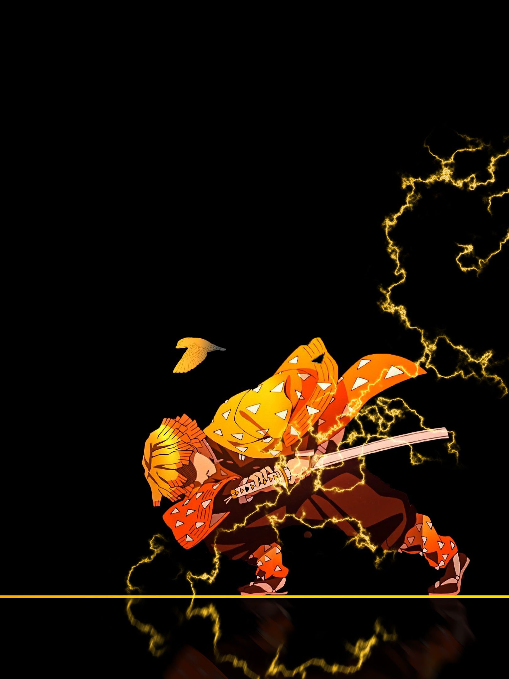 1620x2160 Wallpaper / Anime Demon Slayer: Kimetsu no Yaiba Phone Wallpaper, Zenitsu Agatsuma, 1620x2160 free download