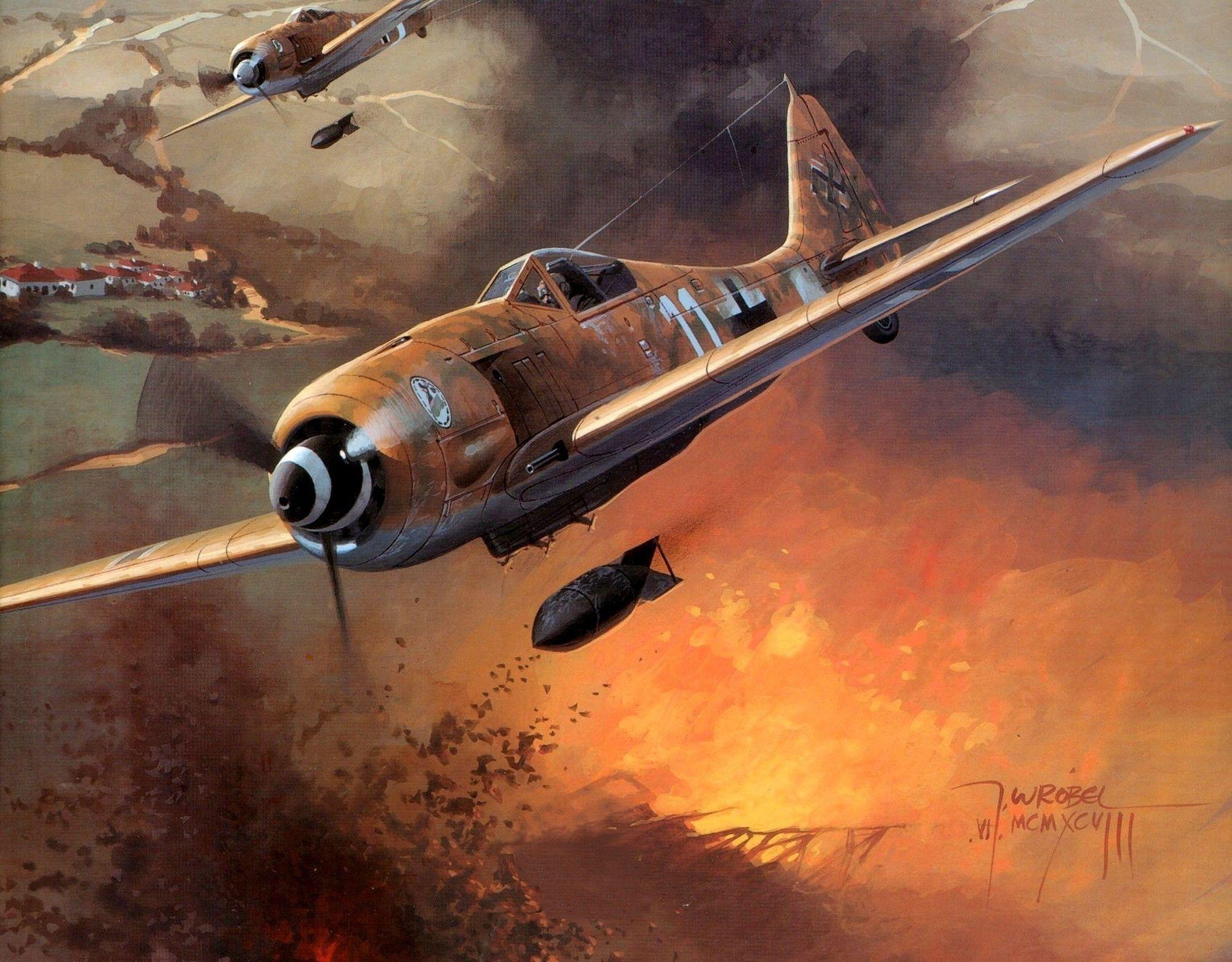 2004x1564 world war ii fw 190 focke wulf luftwaffe germany military aircraft