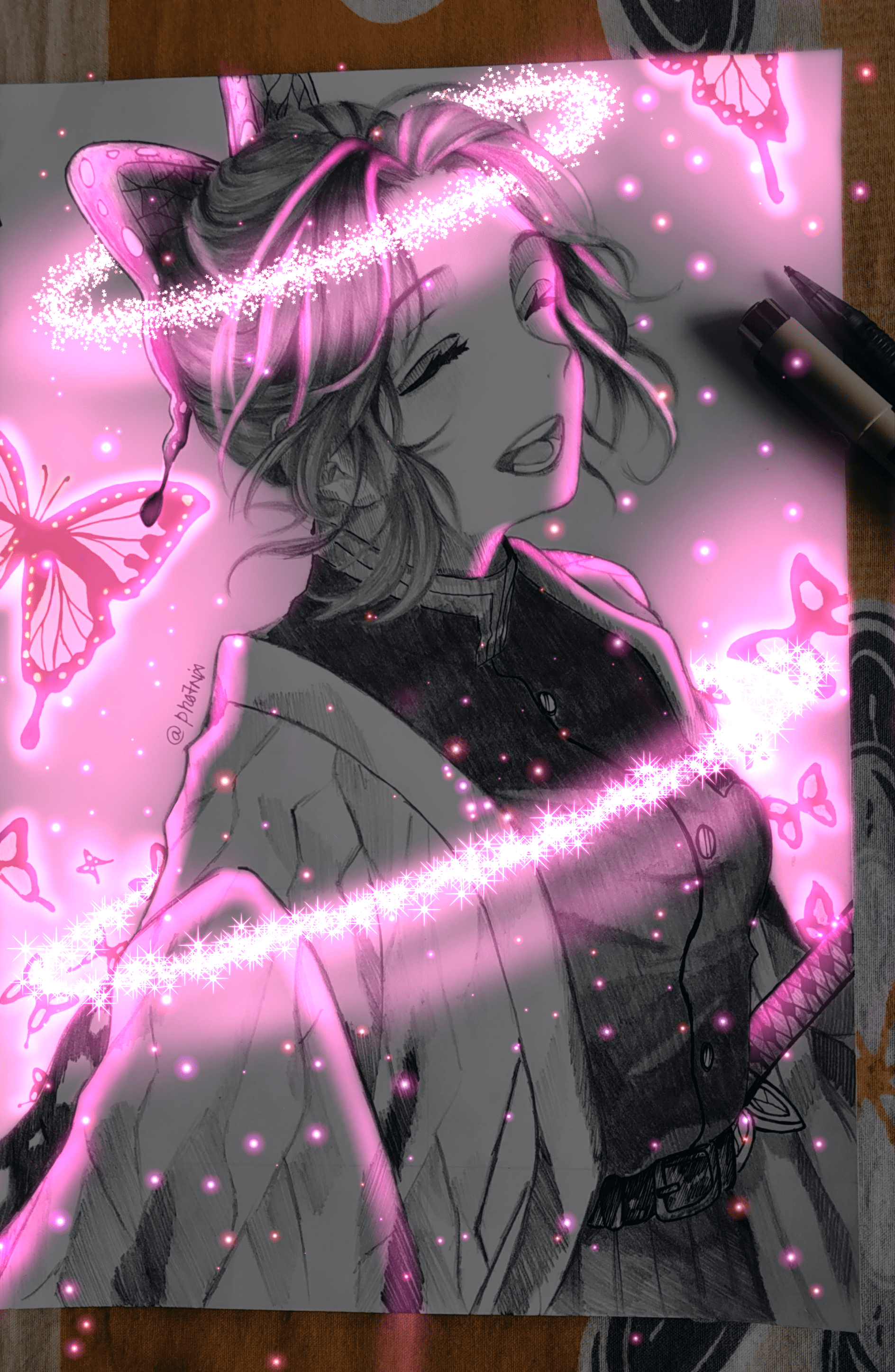 1888x2894 Demon Slayer Glow Art Wallpaper