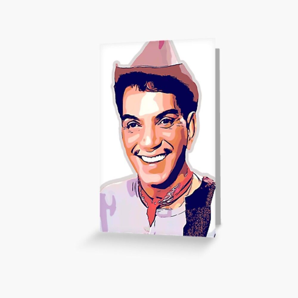 1000x1000 Cantinflas Greeting Cardundefined