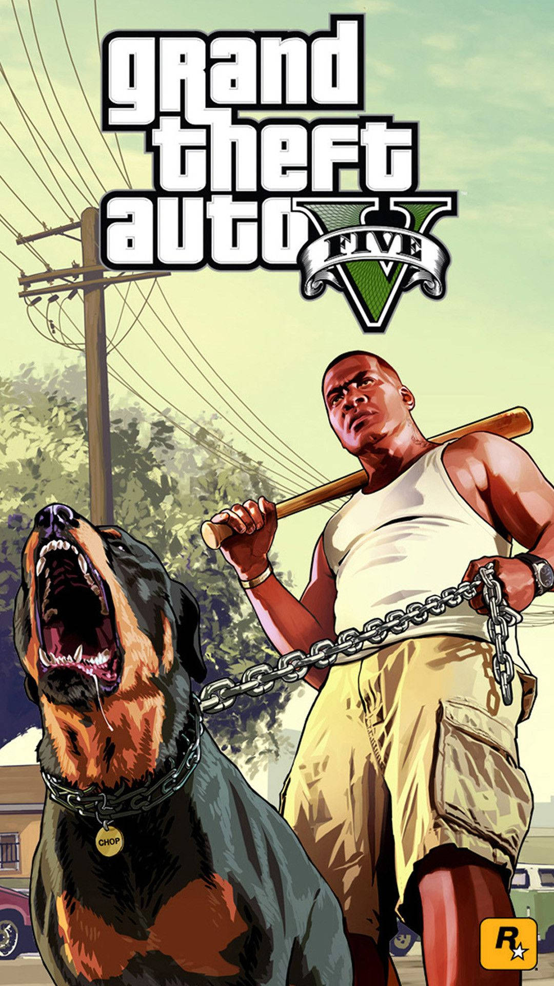 1080x1920 Download Gta 5 Phone Franklin Clinton Wallpaper