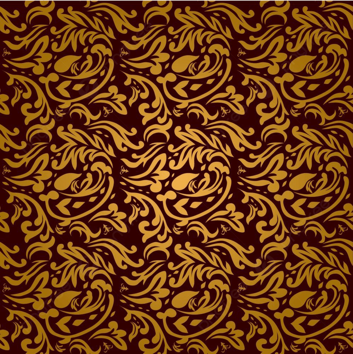 1200x1202 Gothic Style Maroon And Gold Background That Seamless Repeat, Fabric, Swirl, Scroll Background Image And Wallpaper for Free Download