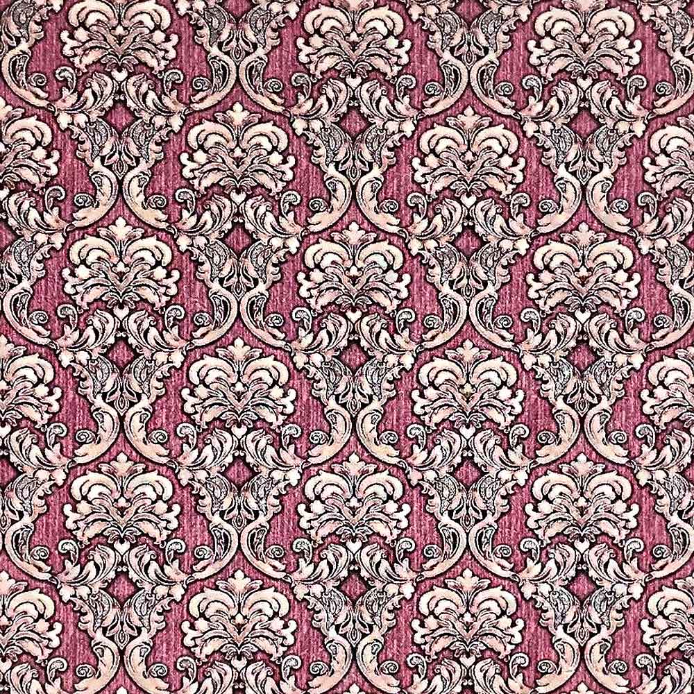 1000x1000 V303 02 Wallpaper Maroon Burgundy Beige Gold Wall Coverings Victorian