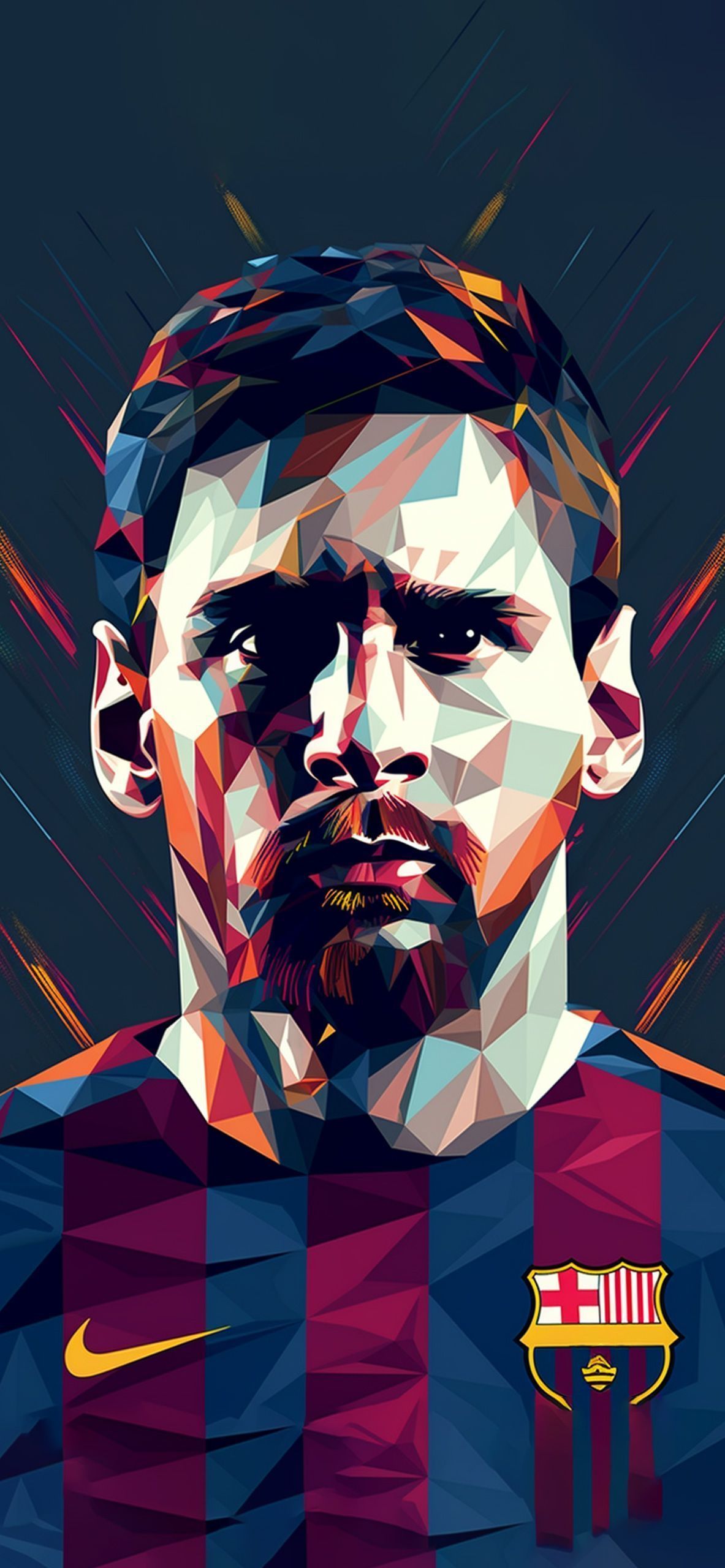 1183x2560 Messi Art Wallpaper Messi Wallpaper for iPhone 4k
