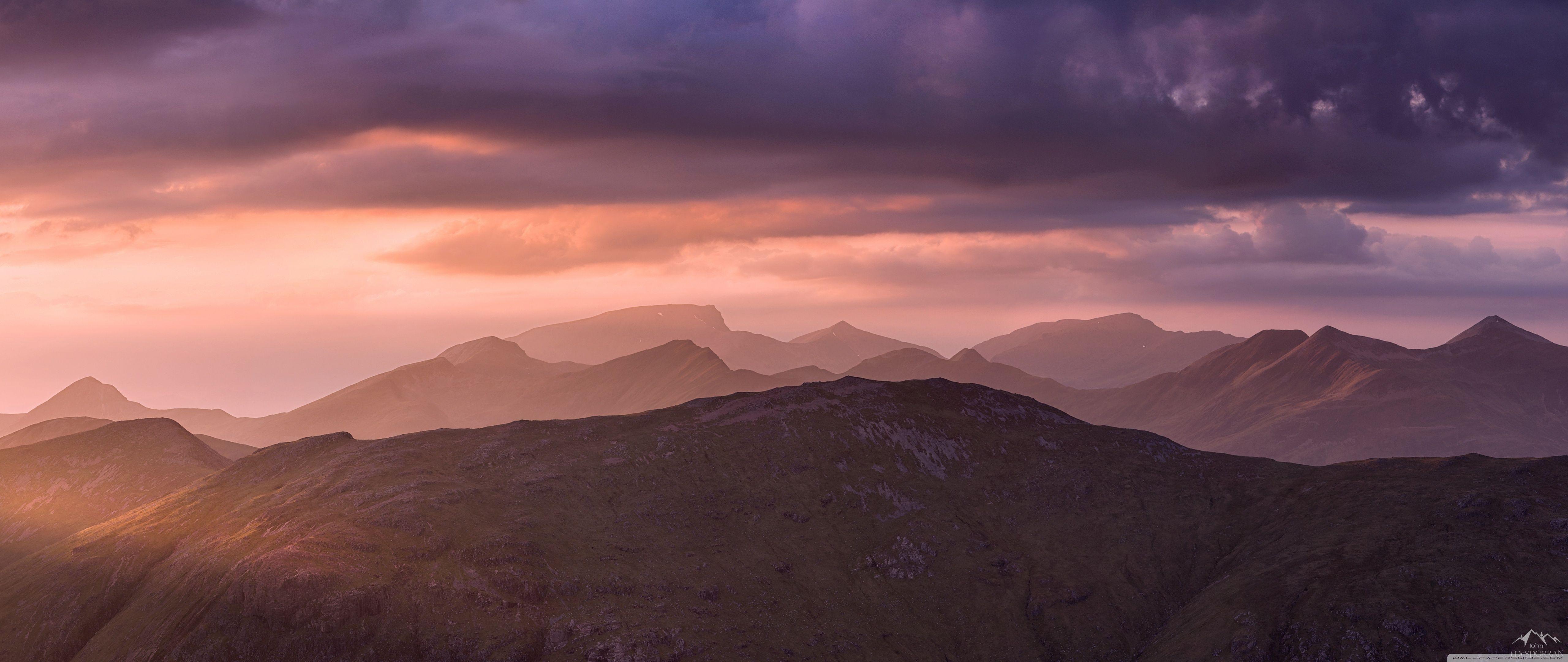 5120x2160 Mountain Peaks ❤ 4K HD Desktop Wallpaper for • Dual Monitor Desktops