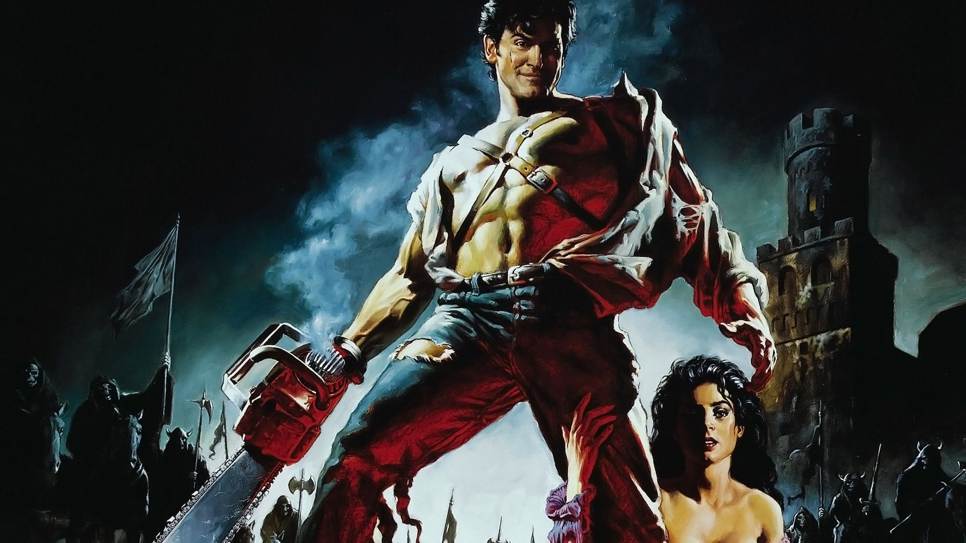 1920x1080 Evil Dead Ash Wallpaper