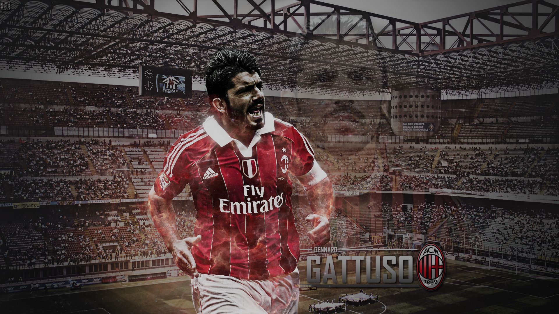 1920x1080 Sports Gennaro Gattuso HD Wallpaper