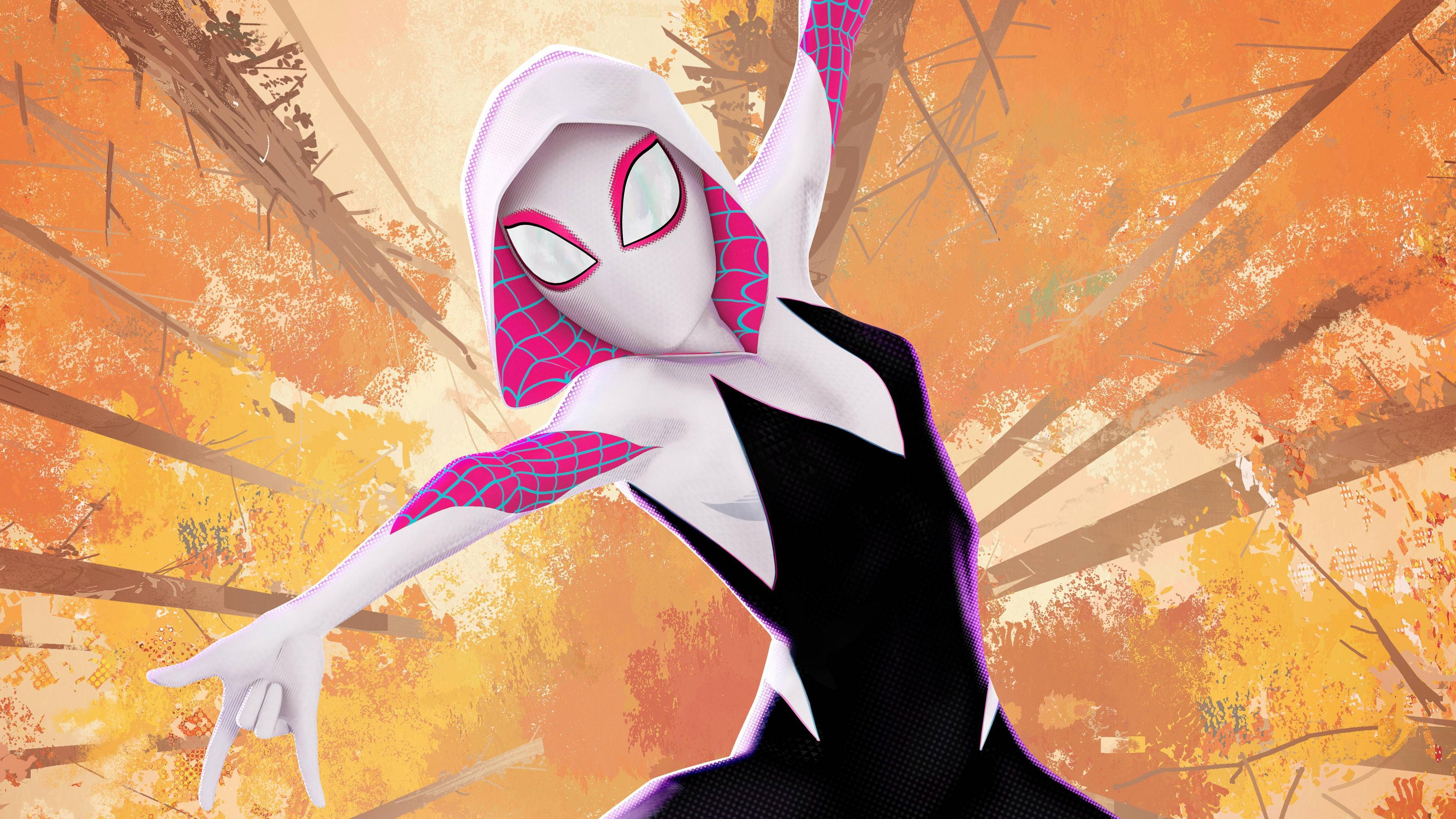 6000x3375 Spider Gwen In Spider Man Into The Spider Verse 5K Wallpaper. HD