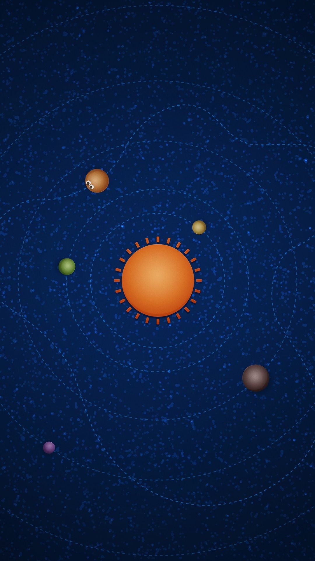 1080x1920 Pattern universe solar system. wallpaper.sc SmartPhone