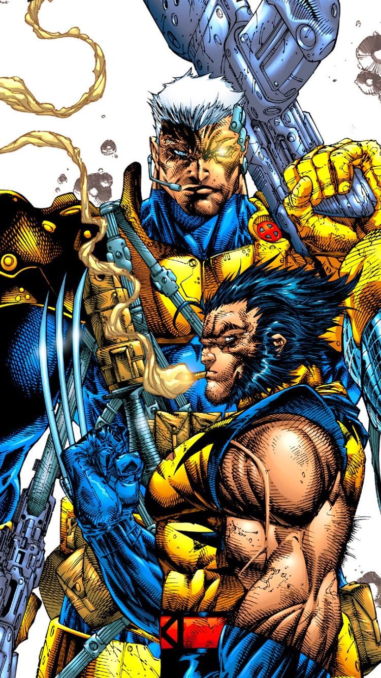 750x1334 Wallpaper / Comics X Men Phone Wallpaper, Wolverine, Cable (Marvel Comics), 750x1334 Free Download