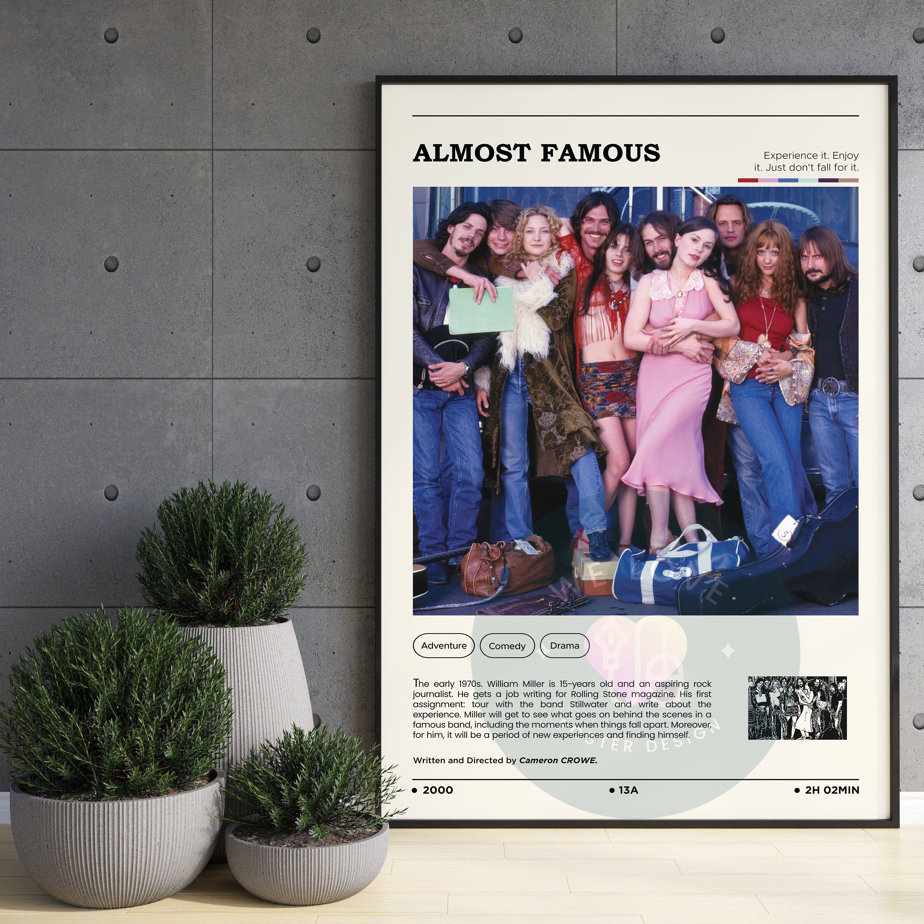 3000x3000 Buy Almost Famous Movie Poster / Almost Famous Poster / Modern Art Online in India