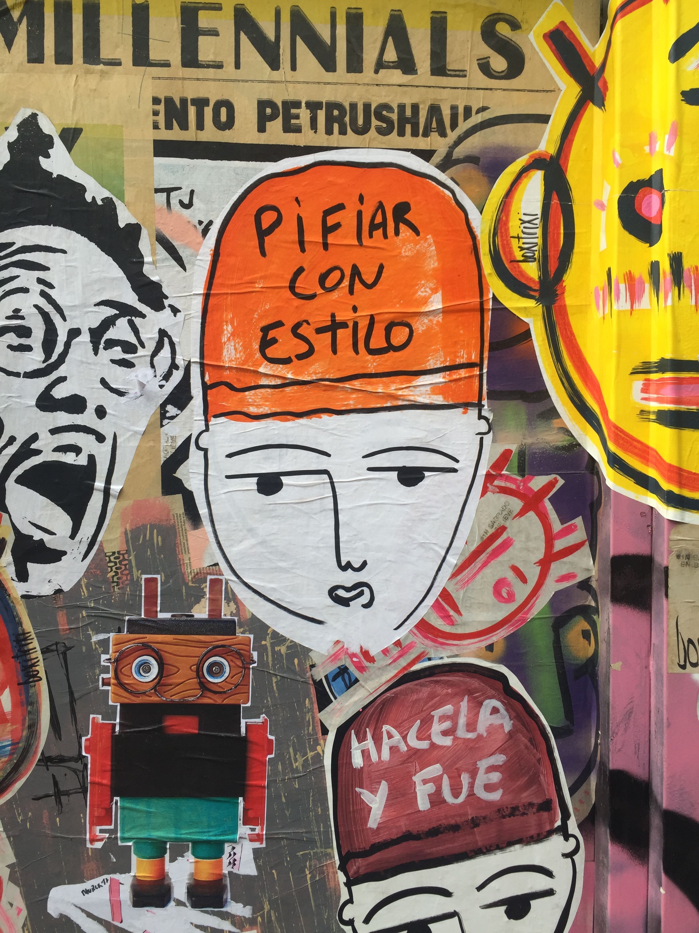 2448x3264 Guille pachelo. Arte callejero, Murales graffiti, Citas de arte