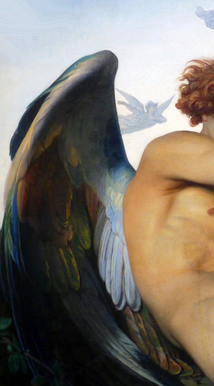 848x1526 Fallen Angel by Alexandre Cabanel Famous Painting of Lucifer