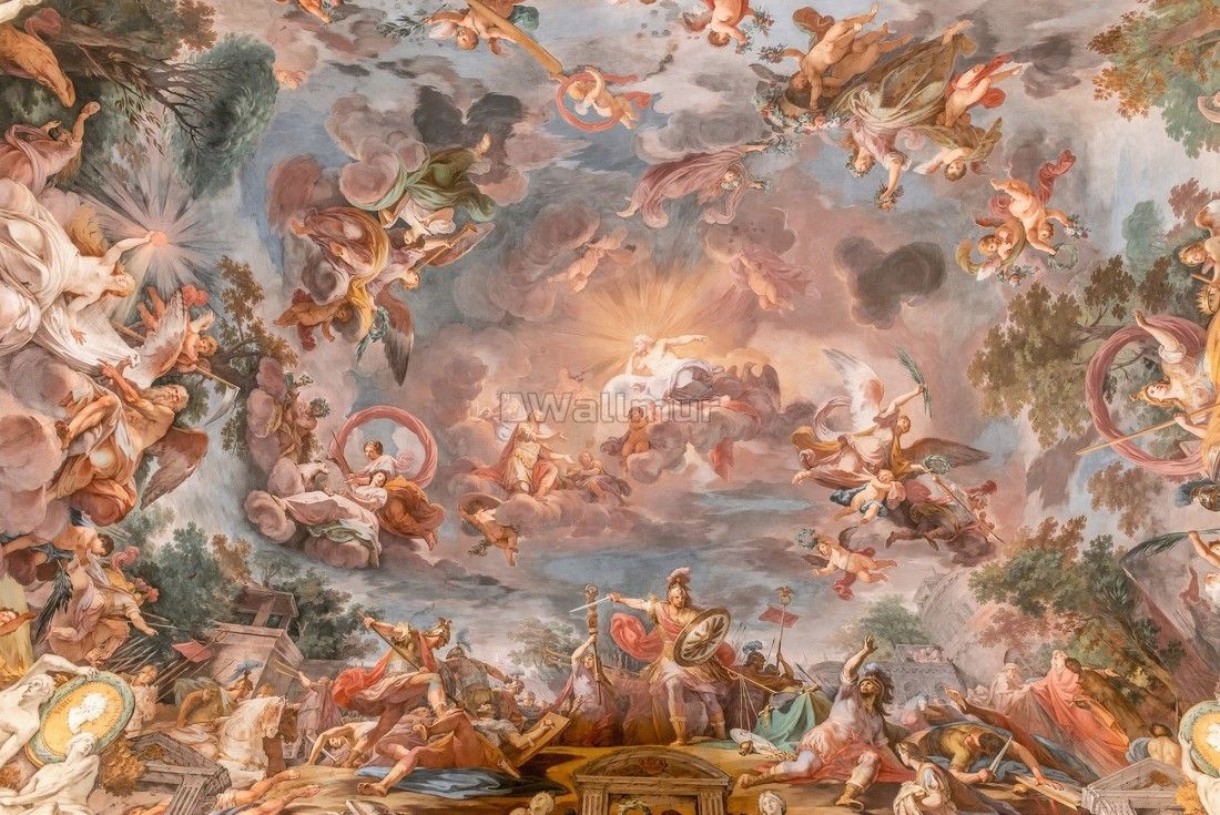 1100x735 Angel Painting Wallpaper