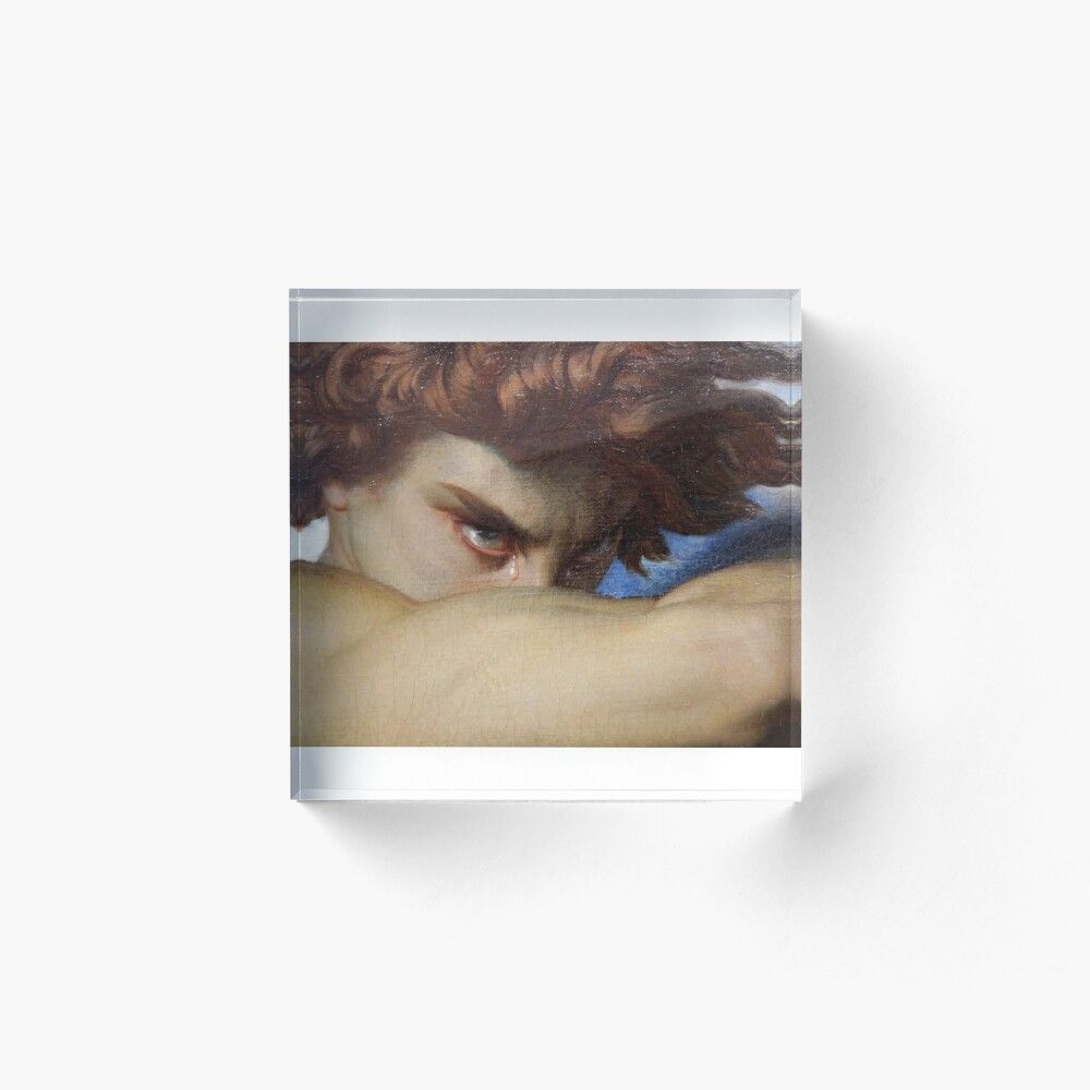 1000x1000 Fallen Angel Painting Acrylic Block By Ocd Dot
