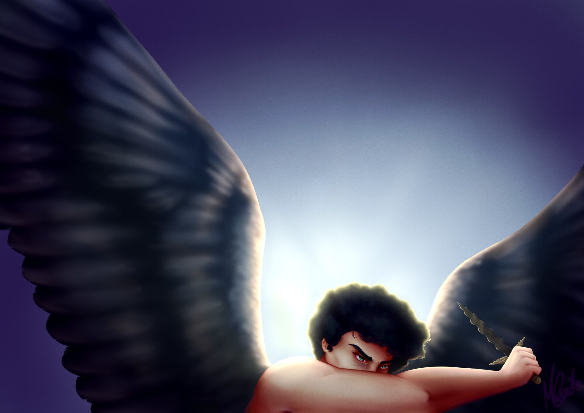 1920x1358 Fallen Angel (Commission)