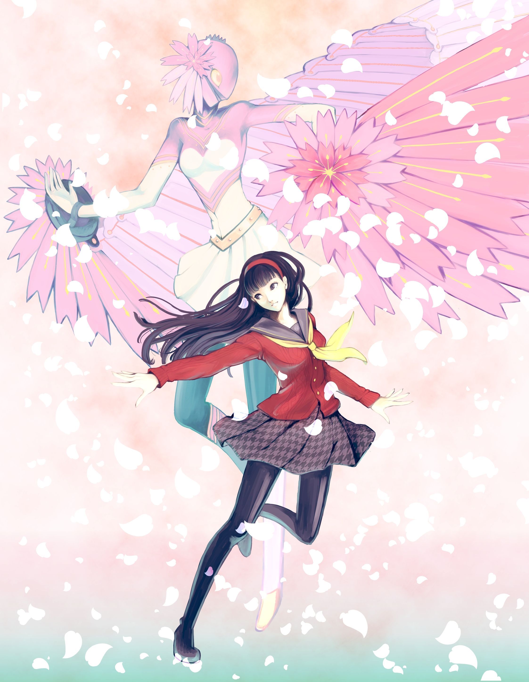 2245x2895 Yukiko Amagi, Persona 4. ペルソナ, イラスト, ペルソナ4