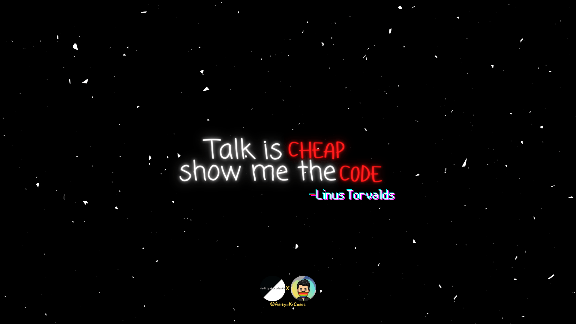 1920x1080 Talk Is Cheap Show Me The Code Wallpaper