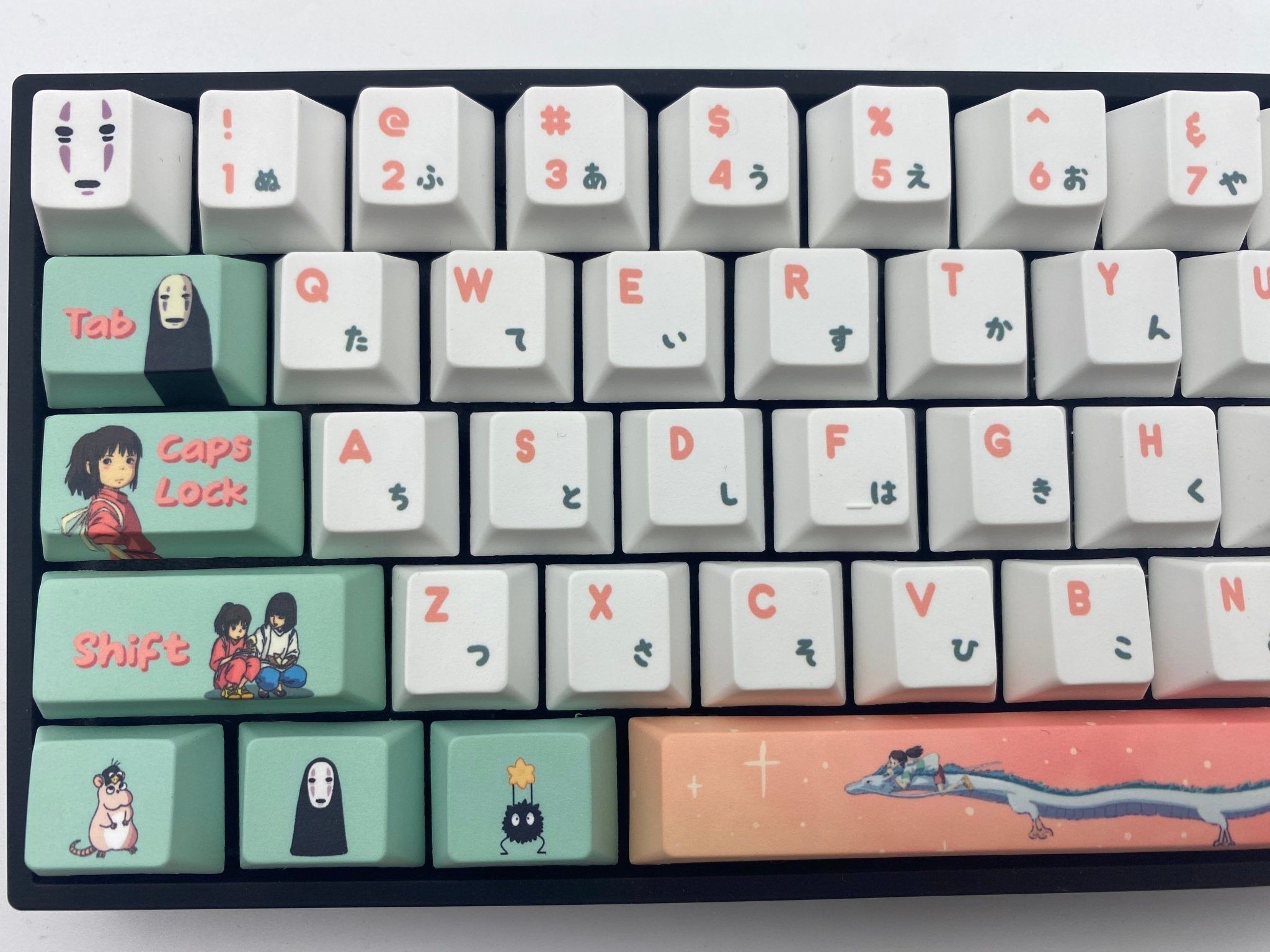 2048x1536 Best Keychron Keycap Sets : Spirited Away Custom Anime Keycaps for Key