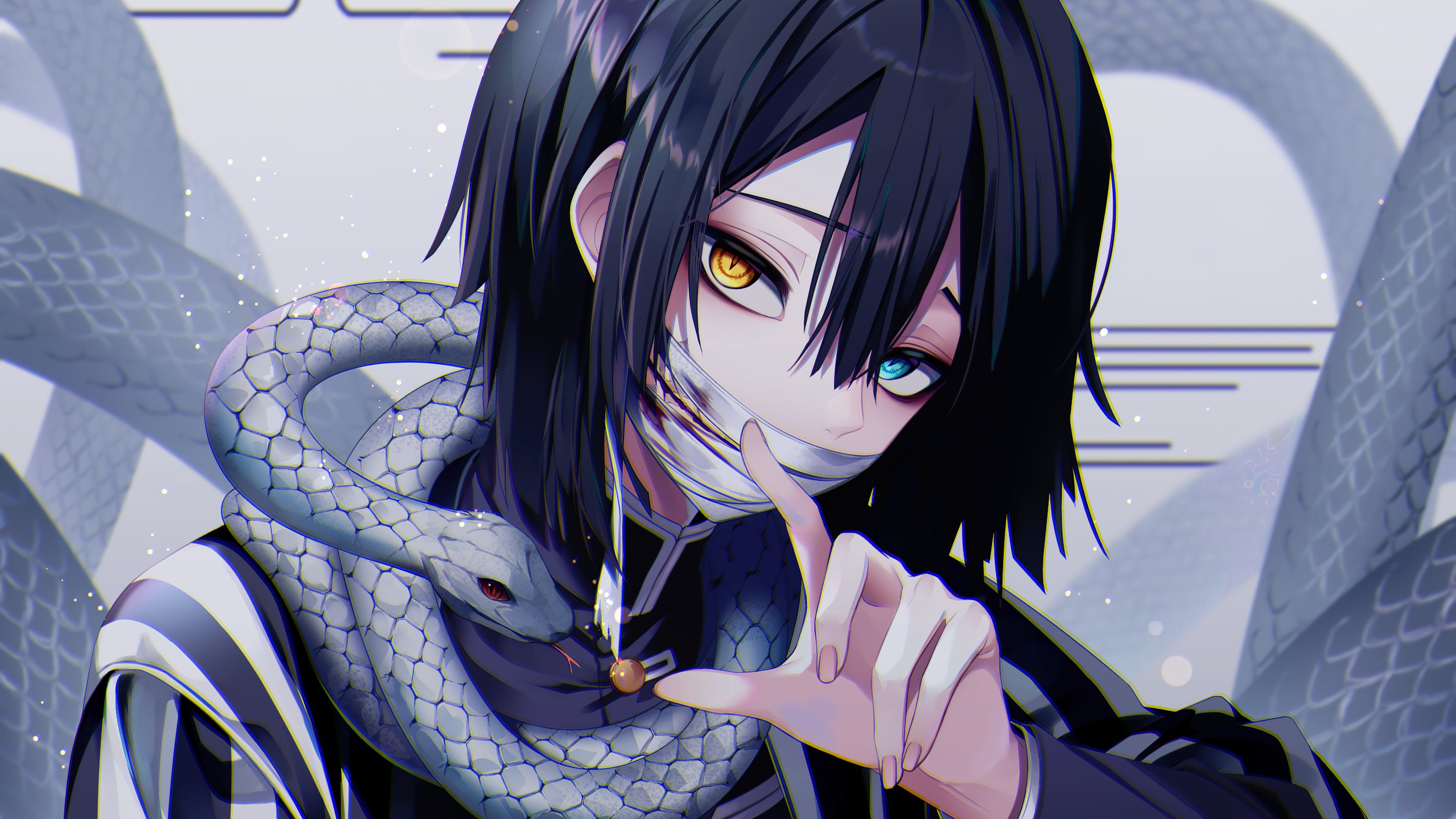 3840x2160 Obanai Iguro Demon Slayer Wallpaper 4k Ultra HD