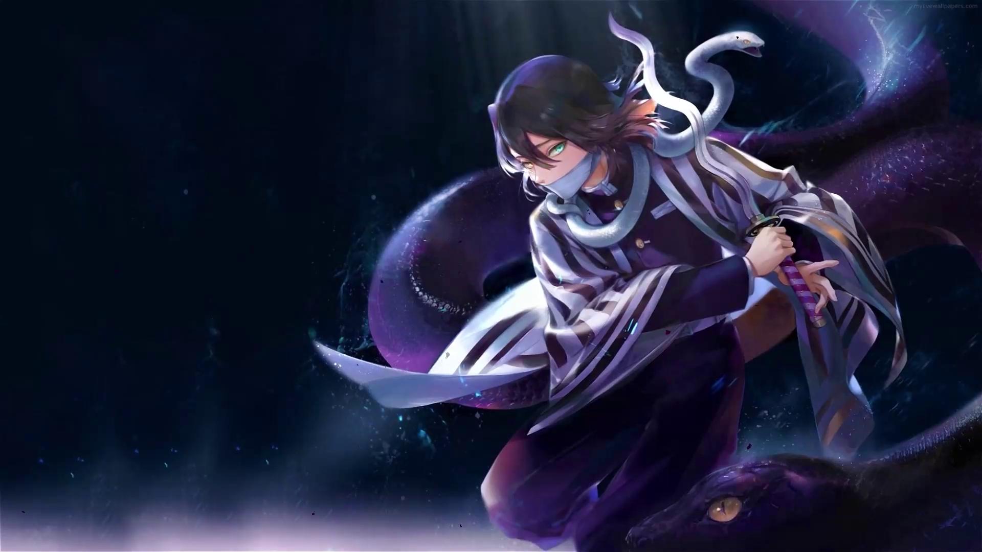 1920x1080 Serpentine Warrior Obanai Iguro Live Wallpaper