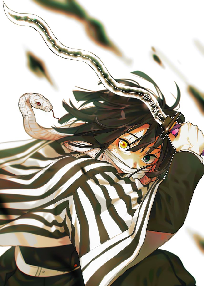 857x1200 obanai iguro demon slayer' Poster