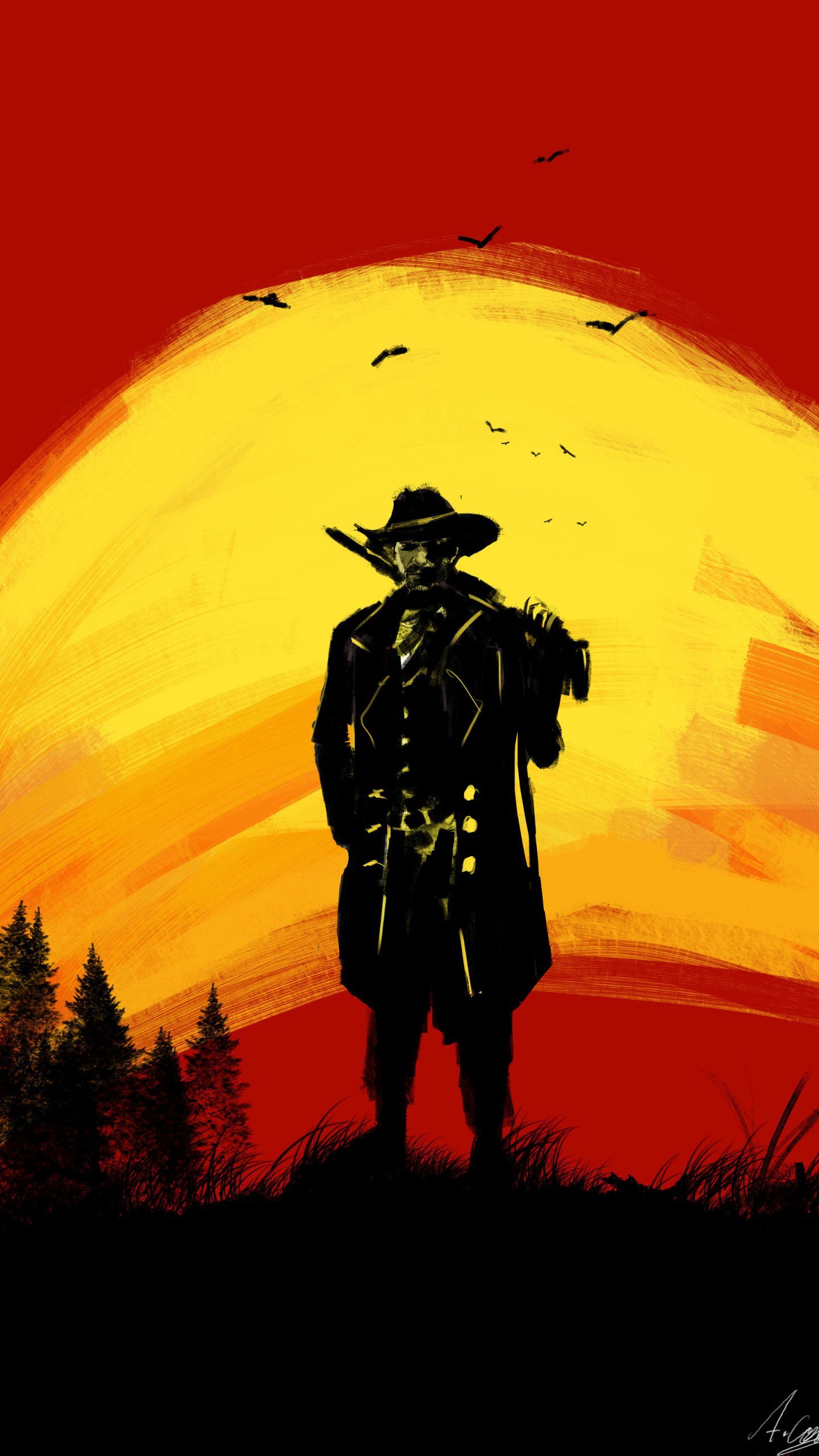 1440x2560 Red Dead Redemption 2 4k Mobile Wallpaper