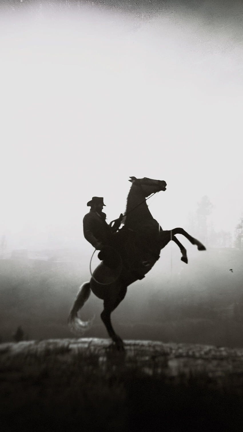 850x1511 Red Dead Redemption 2 Horse Ride Mobile, red dead redemption 2 mobile HD phone wallpaper