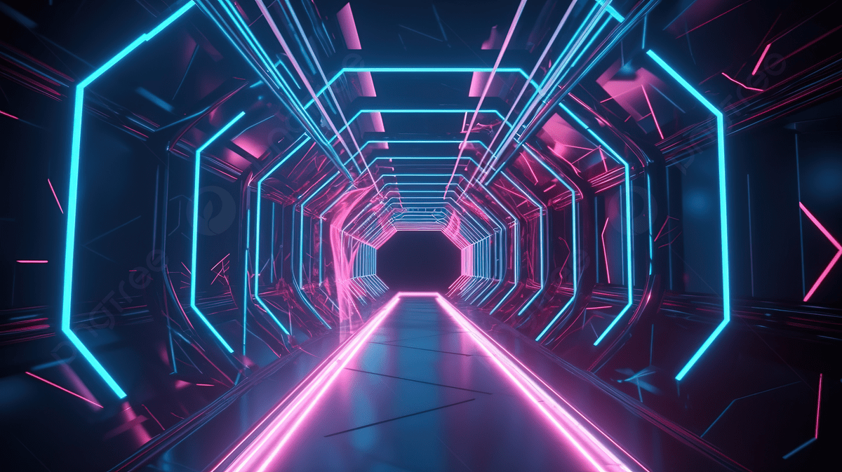 Neon Tunnel Wallpapers - Top Free Neon Tunnel Backgrounds - WallpaperAccess