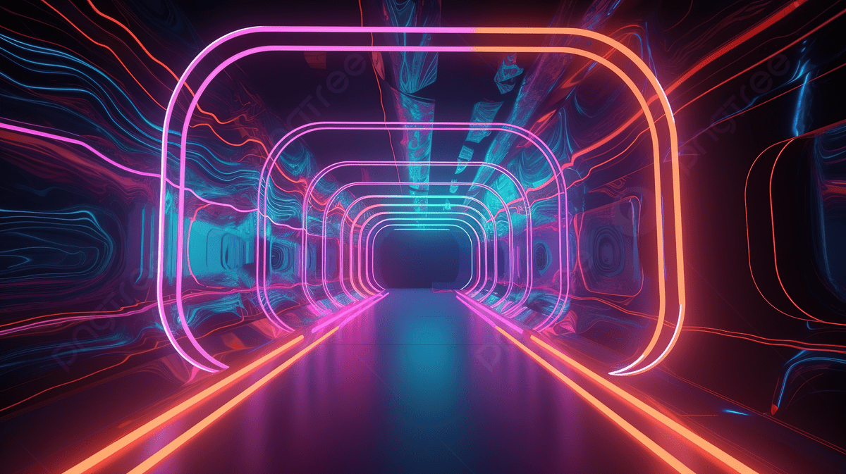 Neon Tunnel Wallpapers - Top Free Neon Tunnel Backgrounds - WallpaperAccess