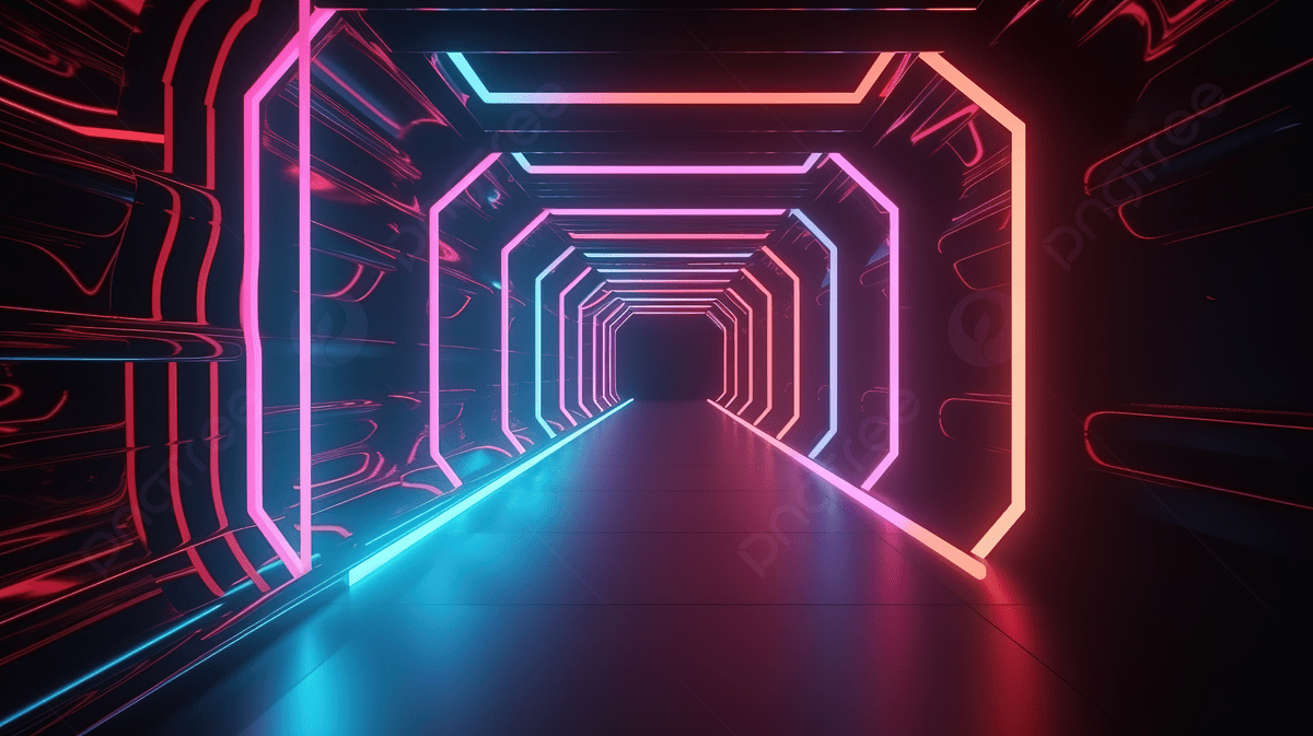 Neon Tunnel Wallpapers - Top Free Neon Tunnel Backgrounds - WallpaperAccess