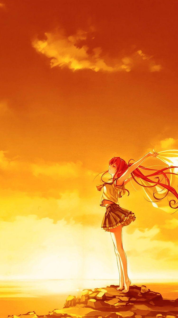 Orange Anime Wallpapers Top Free Orange Anime Backgrounds WallpaperAccess