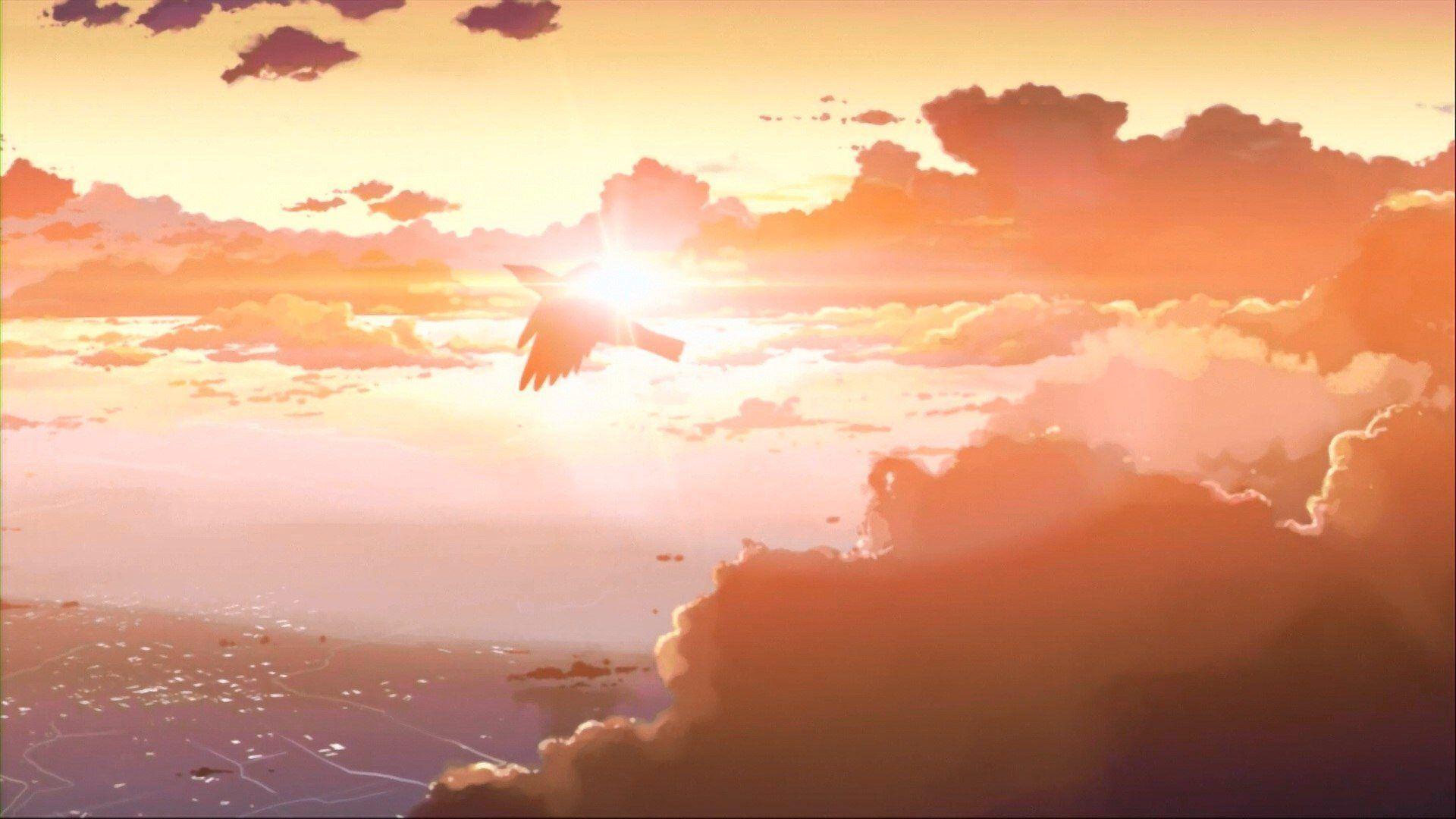 1920x1080 Skyline Anime Scenery Wallpaper HD Free Desktop Wallpaper
