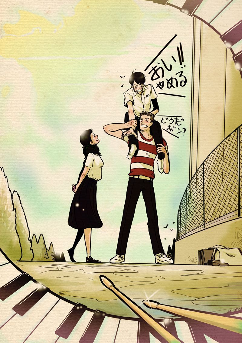 800x1132 Kids On The Slope Wallpaper