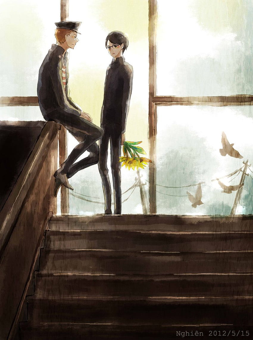 850x1138 Kids on the slope HD wallpaper
