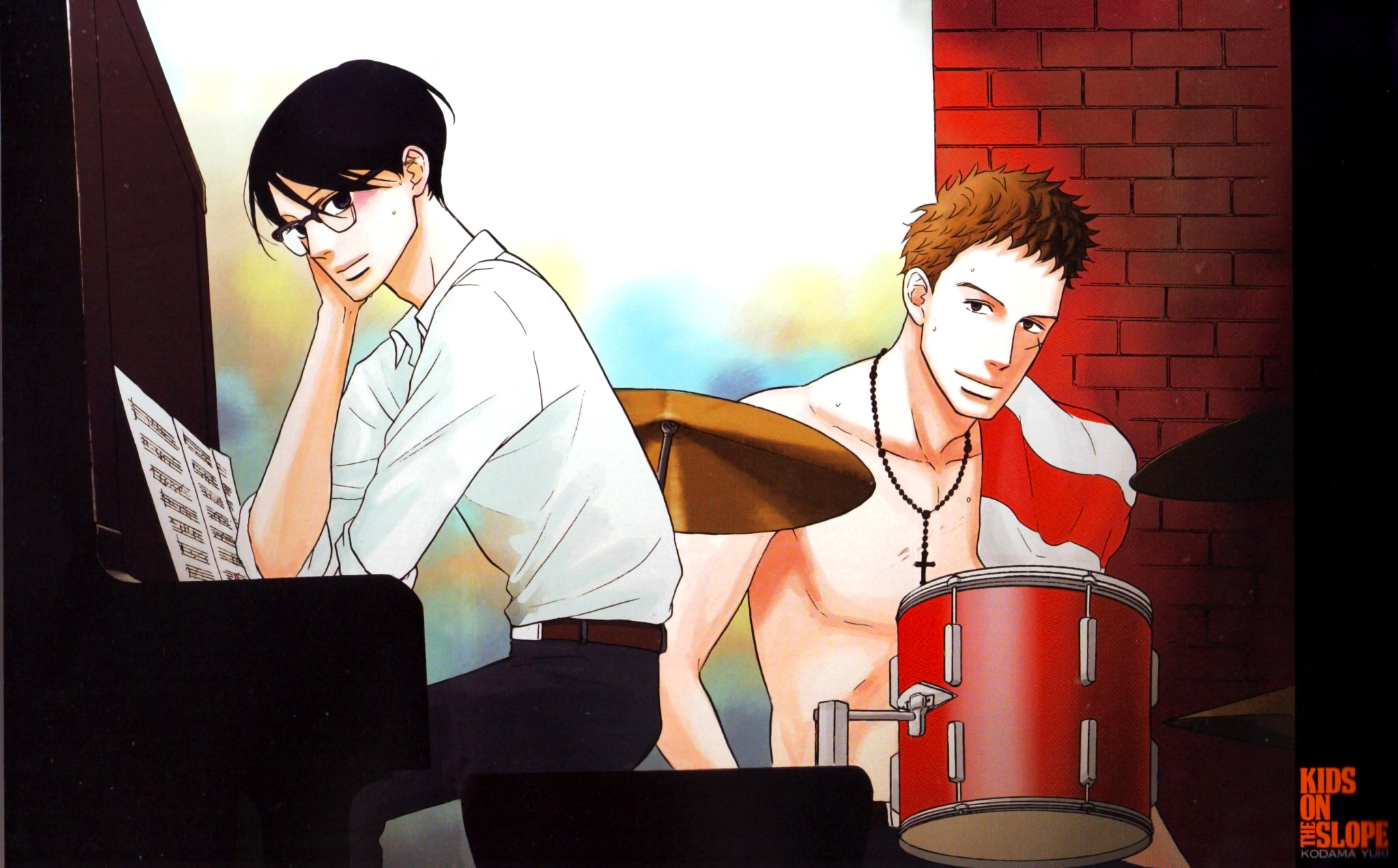 2048x1272 Anime Kids on the Slope HD Wallpaper