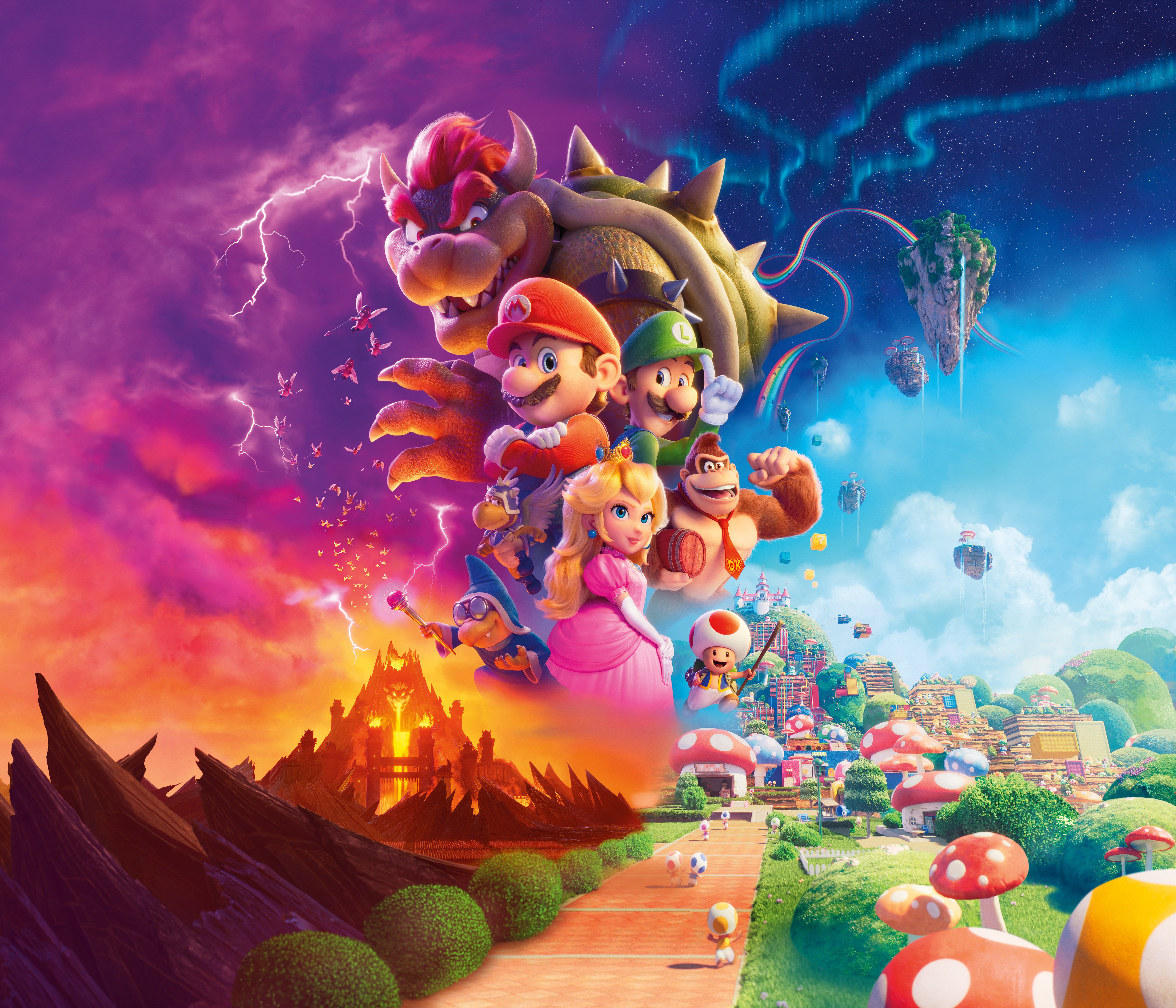 5000x4286 Super Mario Bros Movie 2023 Wallpaper