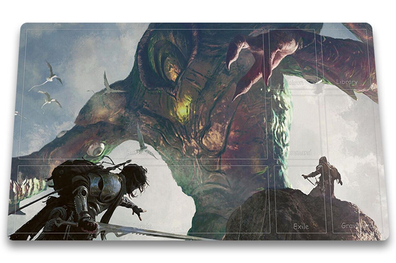 1280x850 Rise of the Eldrazi Game MTG Duel Playmat Of TCG With Card Zones FreeBag