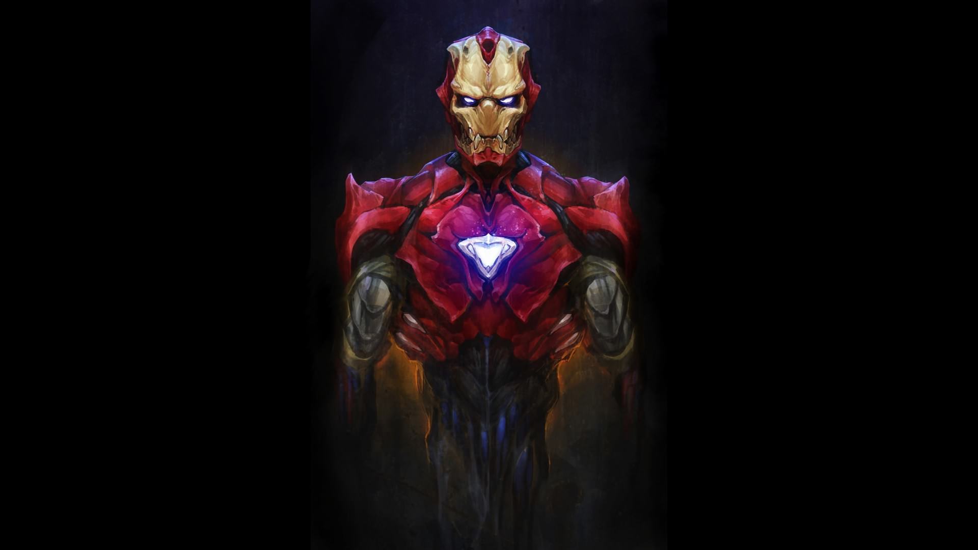 1920x1080 Desktop Wallpaper Zombie Android Iron Man Artwork, HD Image, Picture, Background, Gbajes