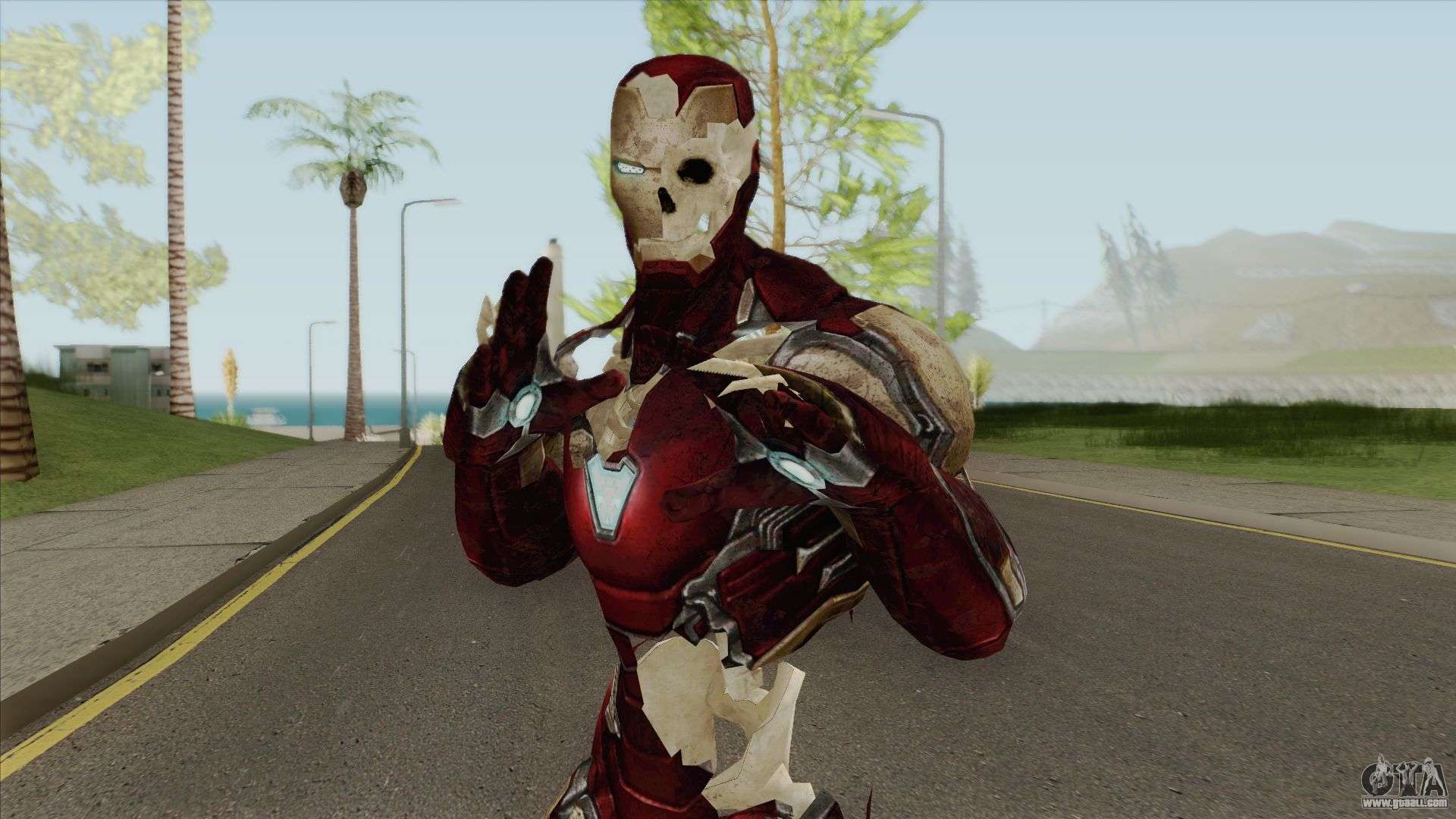 1920x1080 Iron Man Zombie (Spider Man: Far From Home) For GTA San Andreas