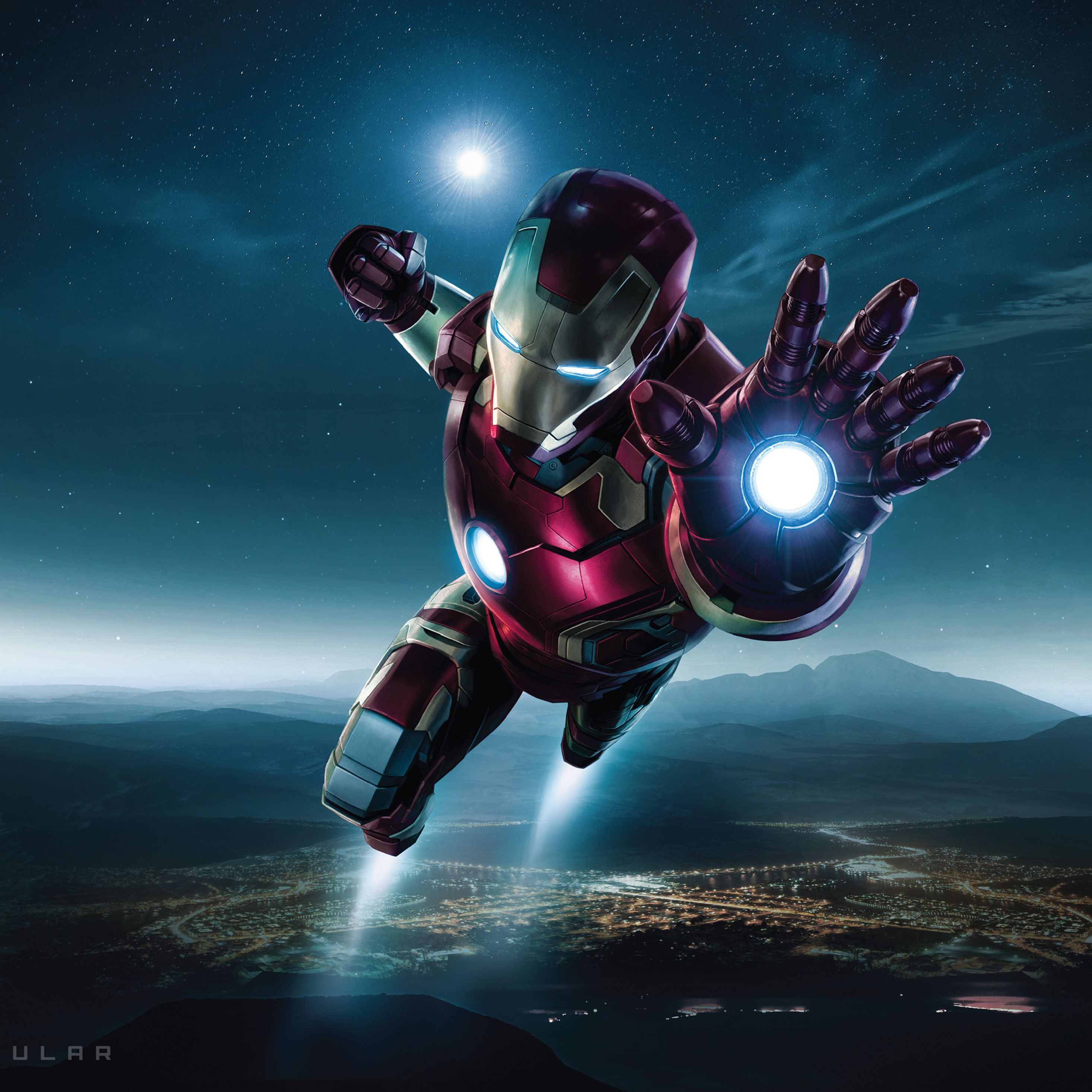 2932x2932 Iron Man Wallpaper