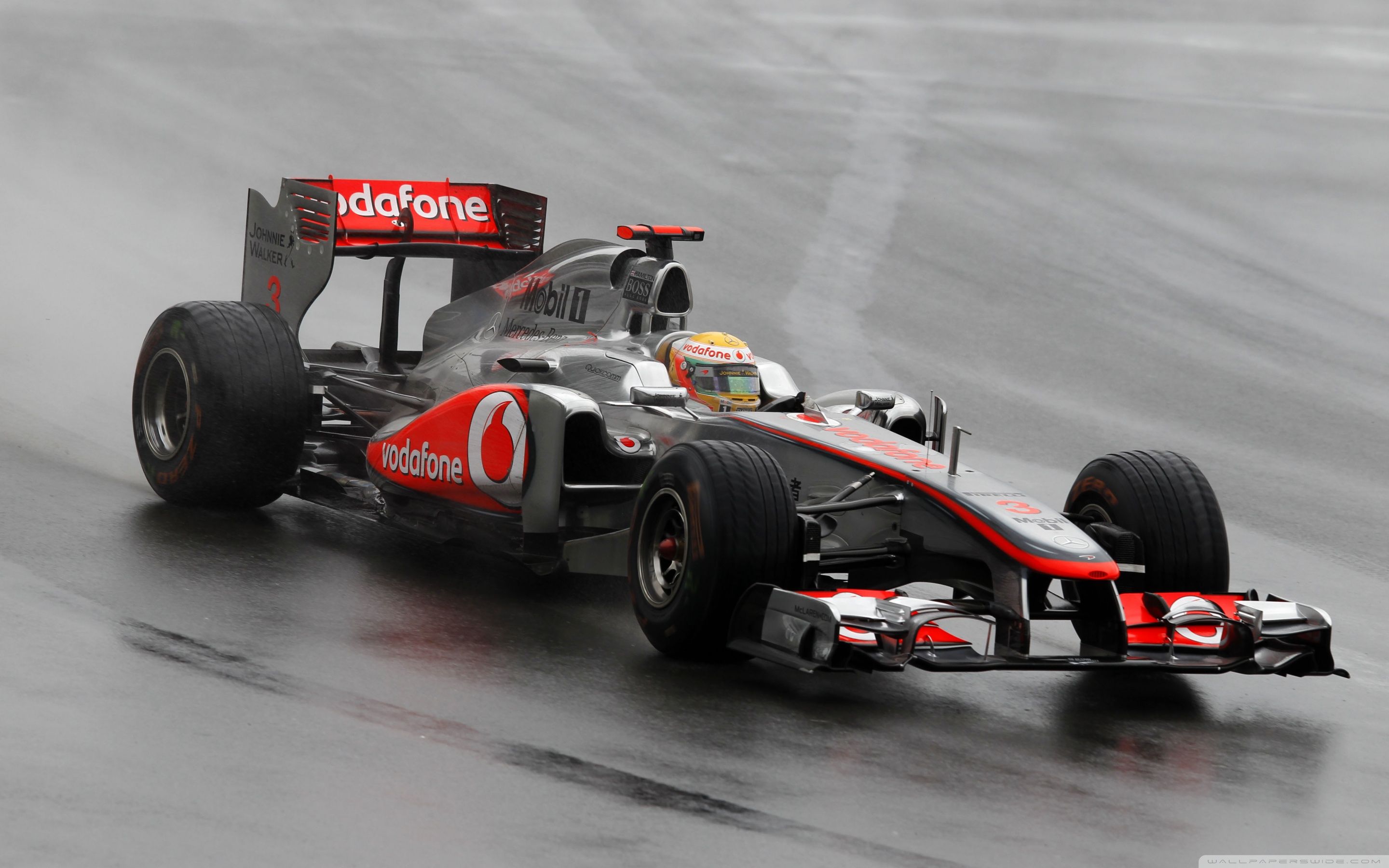 2880x1800 F1 Car On A Wet Track Ultra HD Desktop Background Wallpaper for 4K UHD TV : Widescreen & UltraWide Desktop & Laptop : Multi Display, Dual Monitor : Tablet
