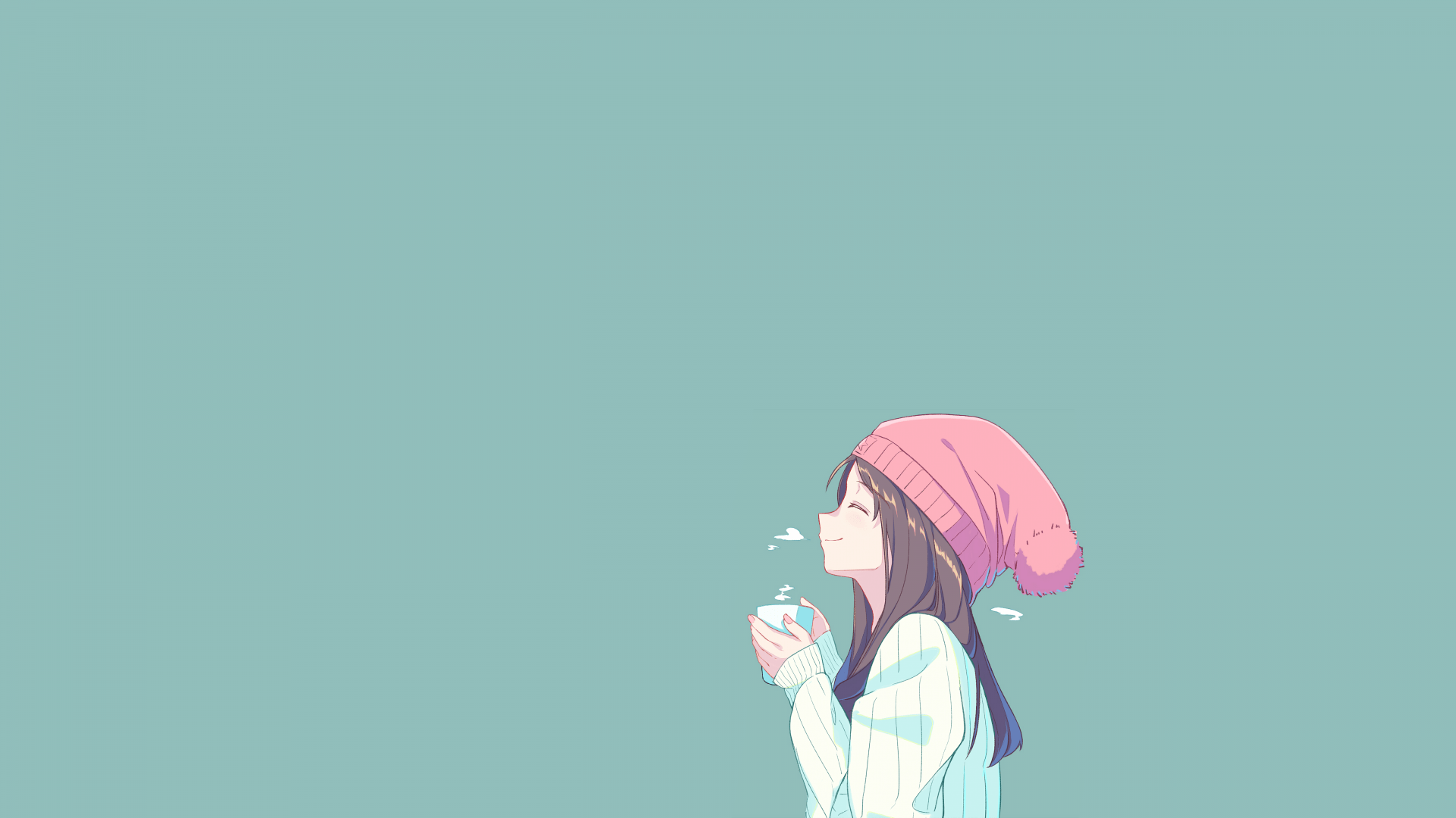 1920x1080 Anime Girl Profile Wallpaper