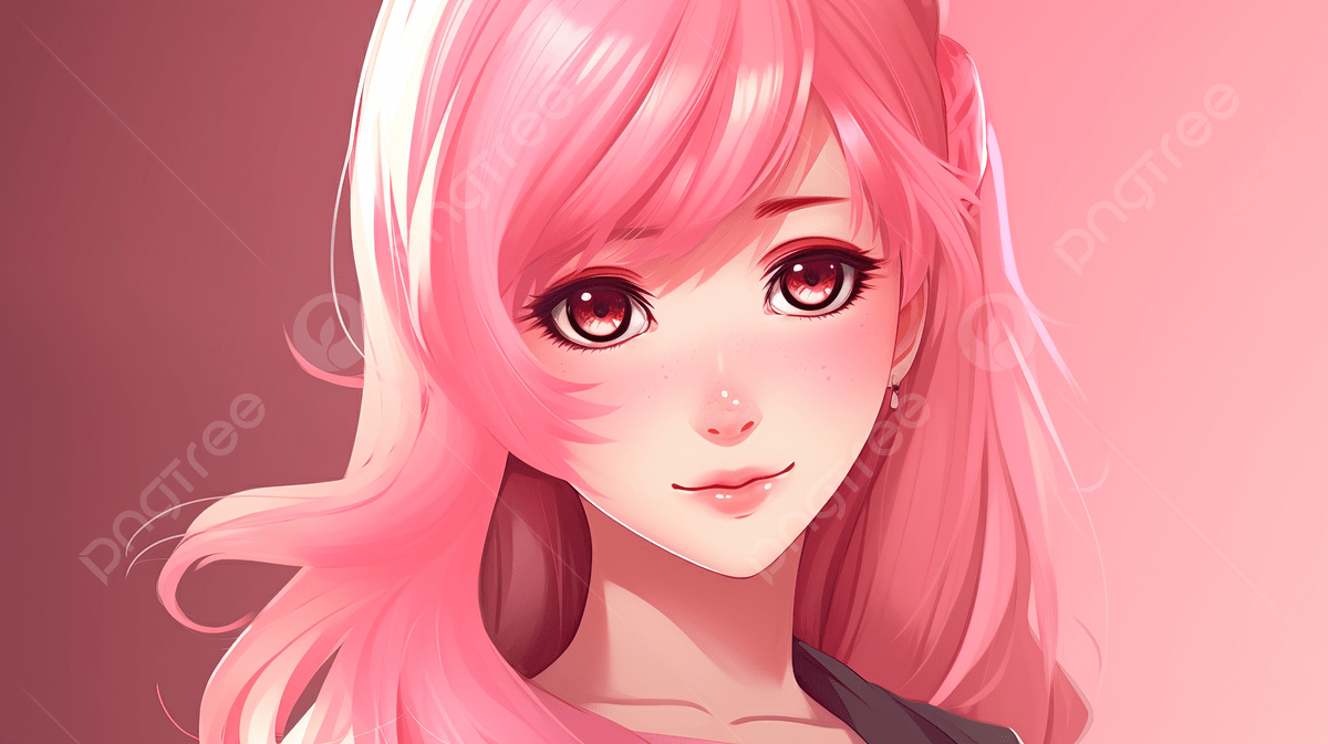 1200x673 Cartoon Anime Wallpaper Of A Girl With Pink Hair Background, Cute Pink Profile Picture Background Image And Wallpaper for Free Download