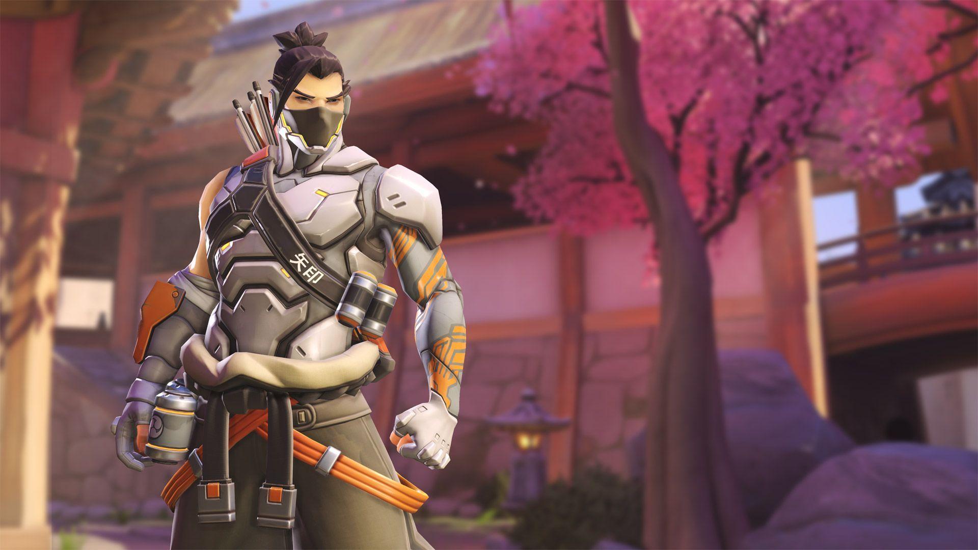 1920x1080 Cyberninja Hanzo Overwatch Anniversary Skin 1920x1080 wallpaper