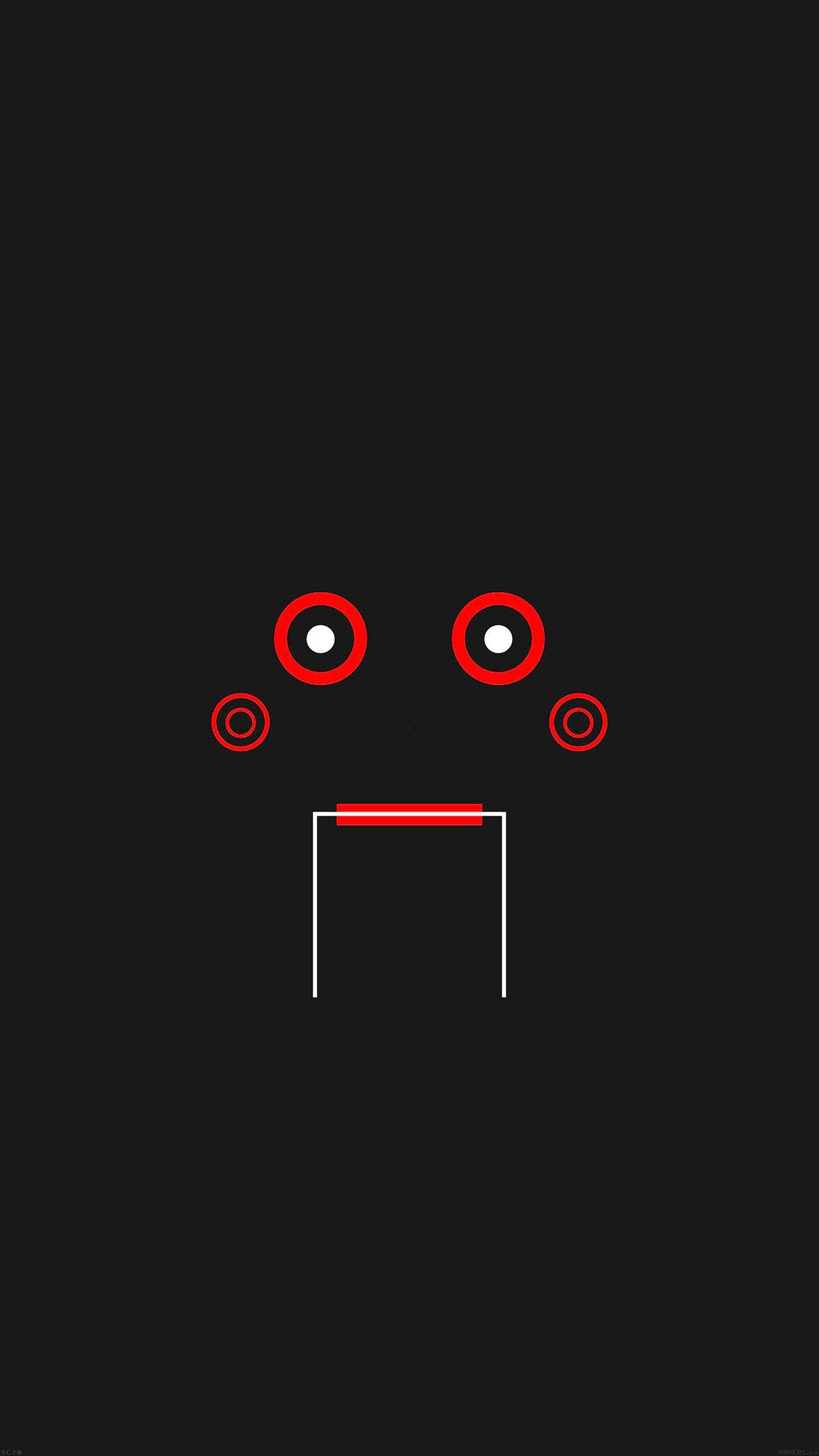 1242x2208 Saw Puppet Minimal Dark Illustration