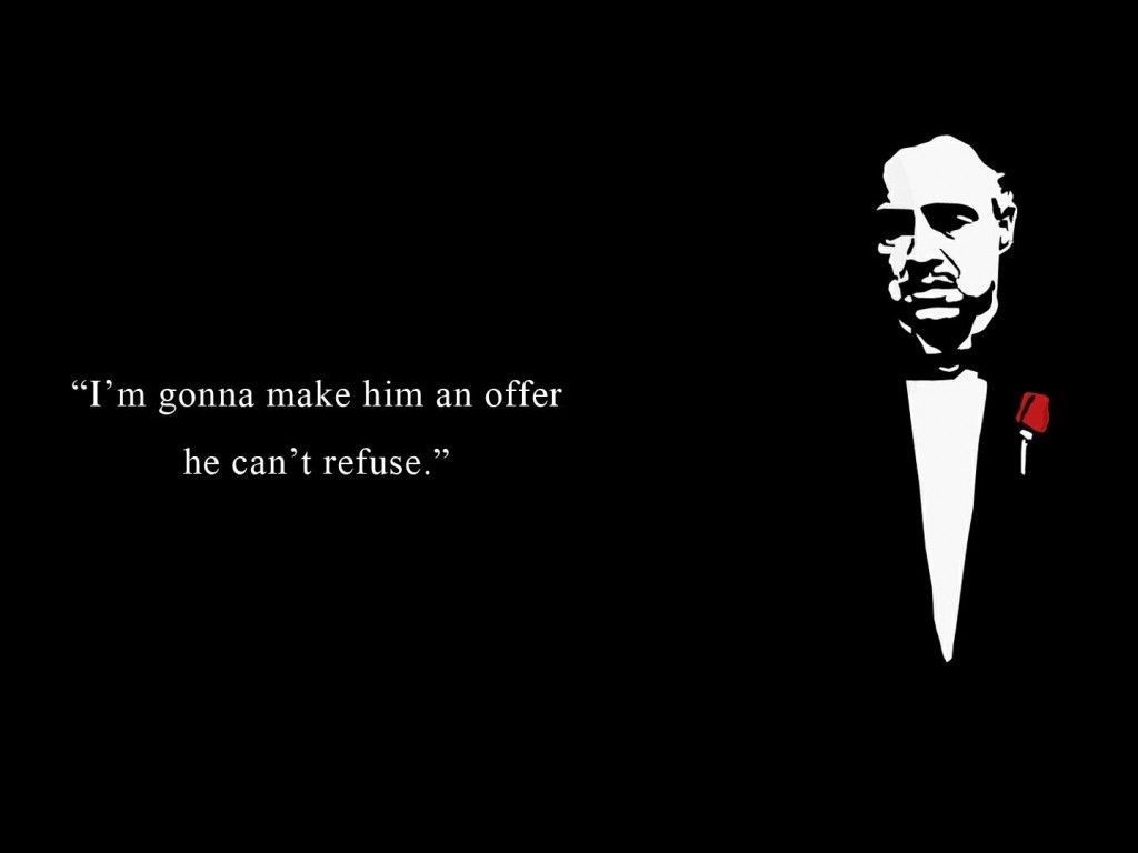1024x768 Godfather Quotes Wallpaper