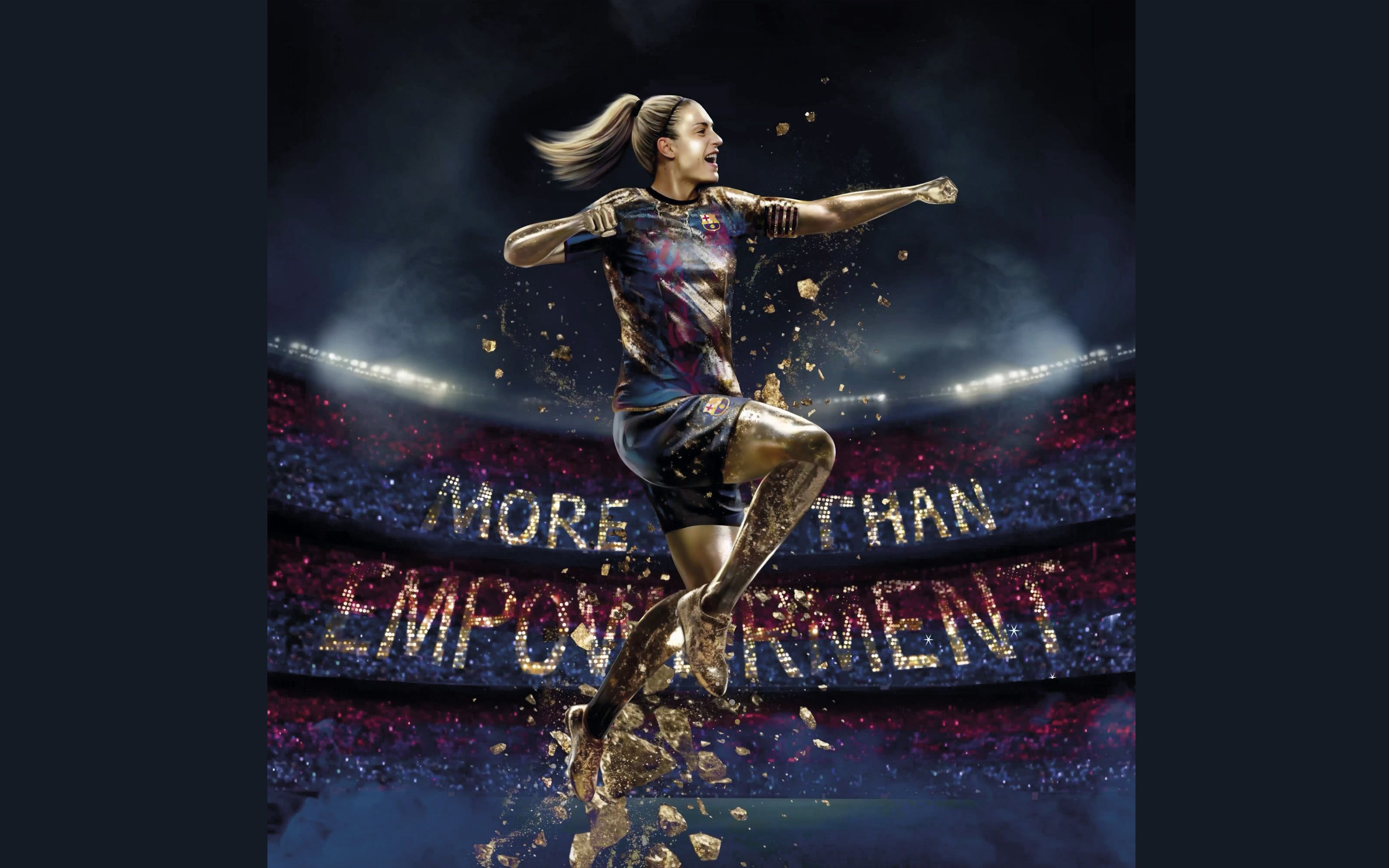 3200x2000 Second FC Barcelona Masterpiece, 'Empowerment' inspired by Alexia Putellas sells for $231.36 at OpenSea auction