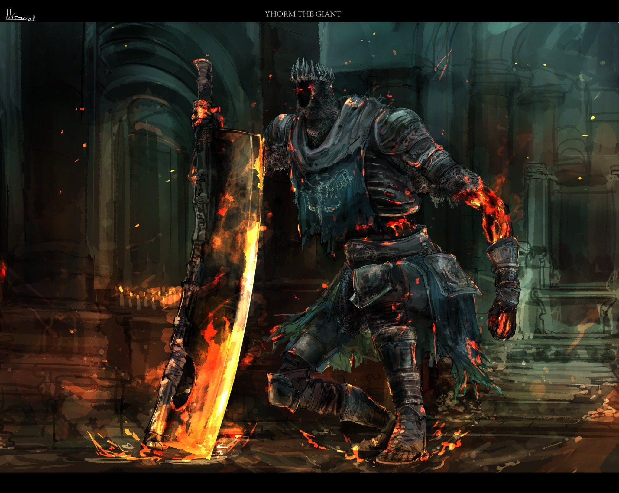 2048x1629 Naka_da_Slacka The Giant Dark Souls III fanart #darksouls #ds3 #soulsborne #fanart #fromsoft