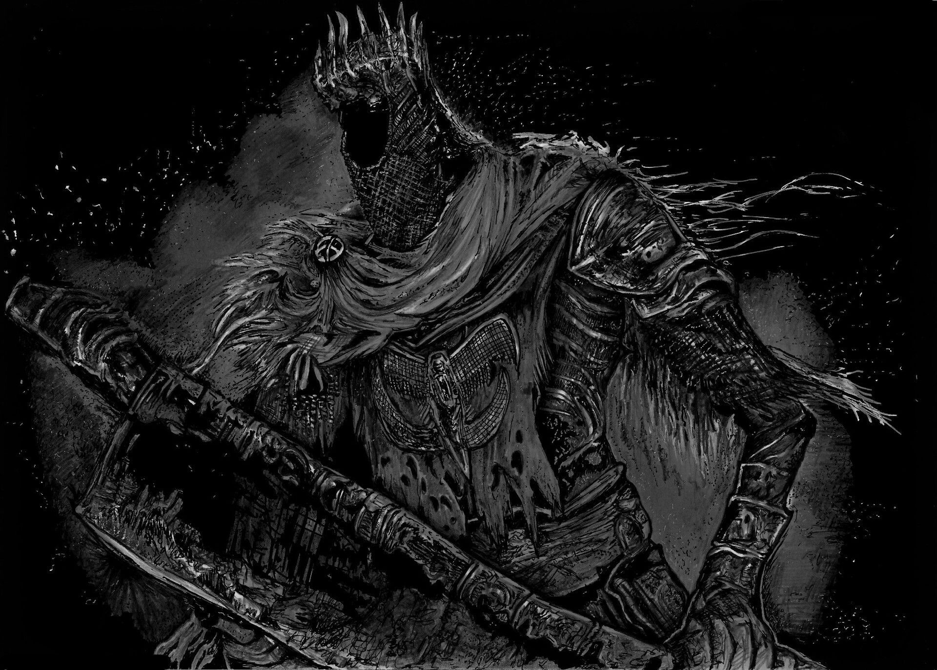 1920x1373 Dark Souls 3 the giant